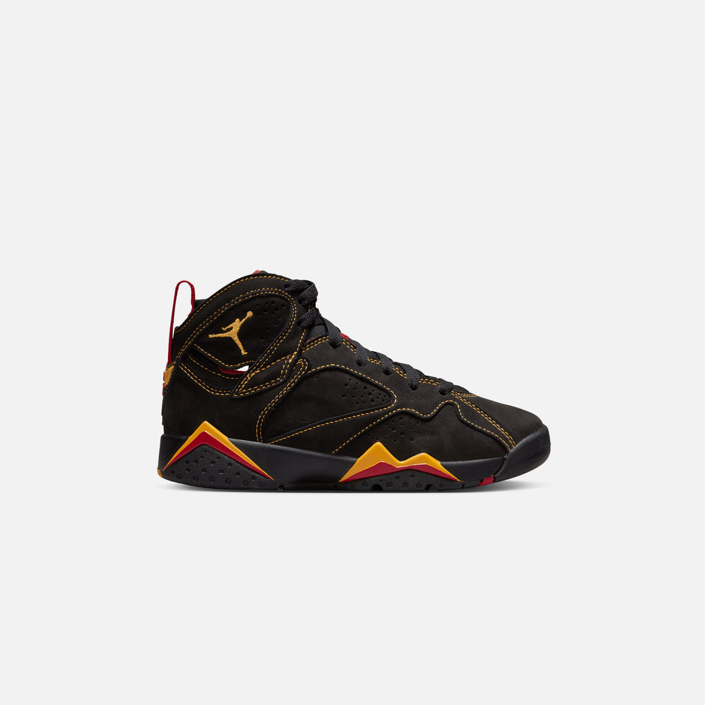 Nike Grade School Air Jordan 7 Retro - Black / Citrus / Varsity