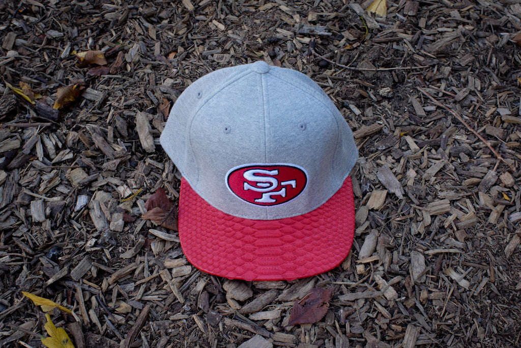 JUST DON San Francisco 49ers "SF" Logo - Fleece / Red