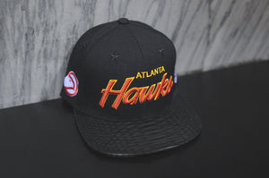 JUST DON Stars Hawks Script Logo - Black / Black