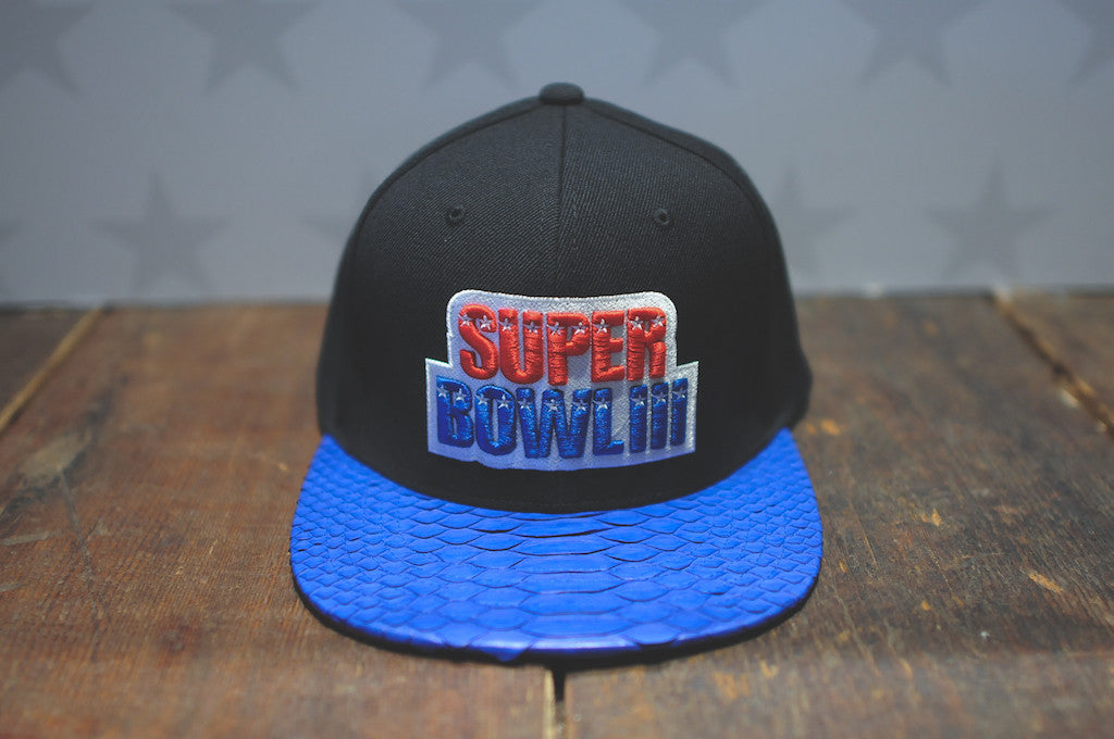 JUST DON Super Bowl III - Black / Royal