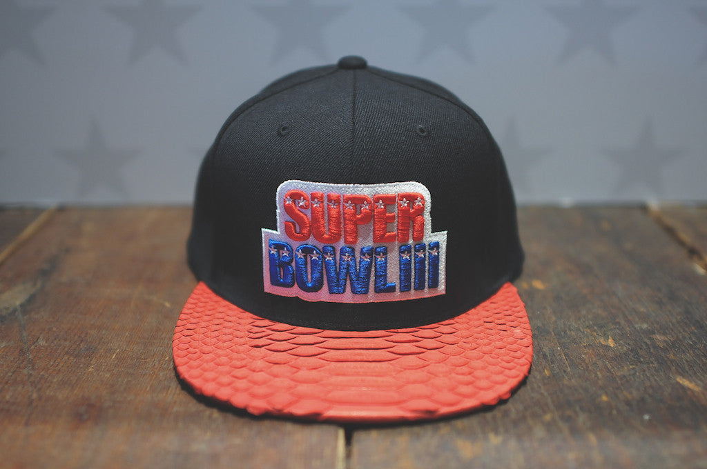 JUST DON Super Bowl III - Black / Red