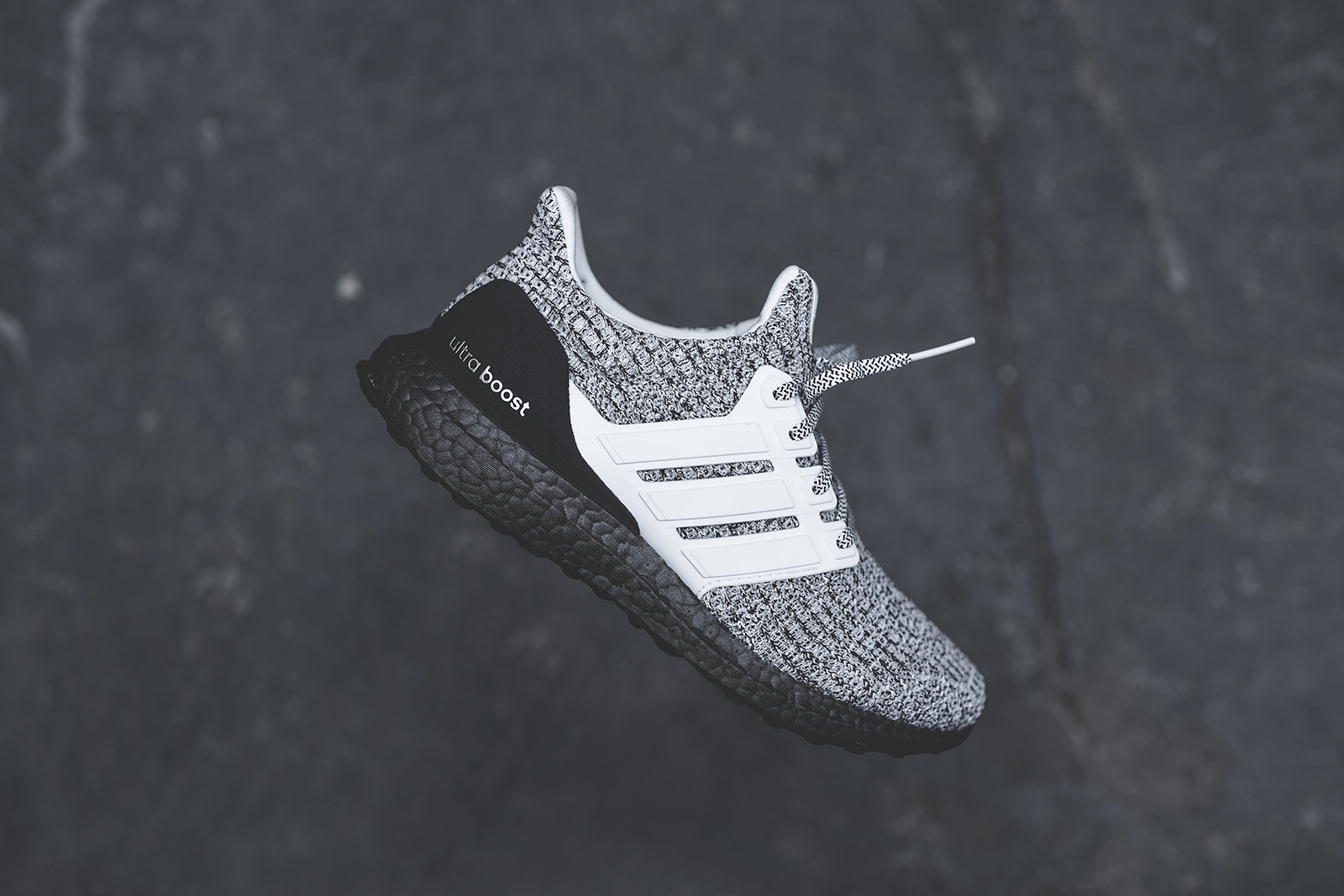 adidas UltraBoost - Grey / White / Black