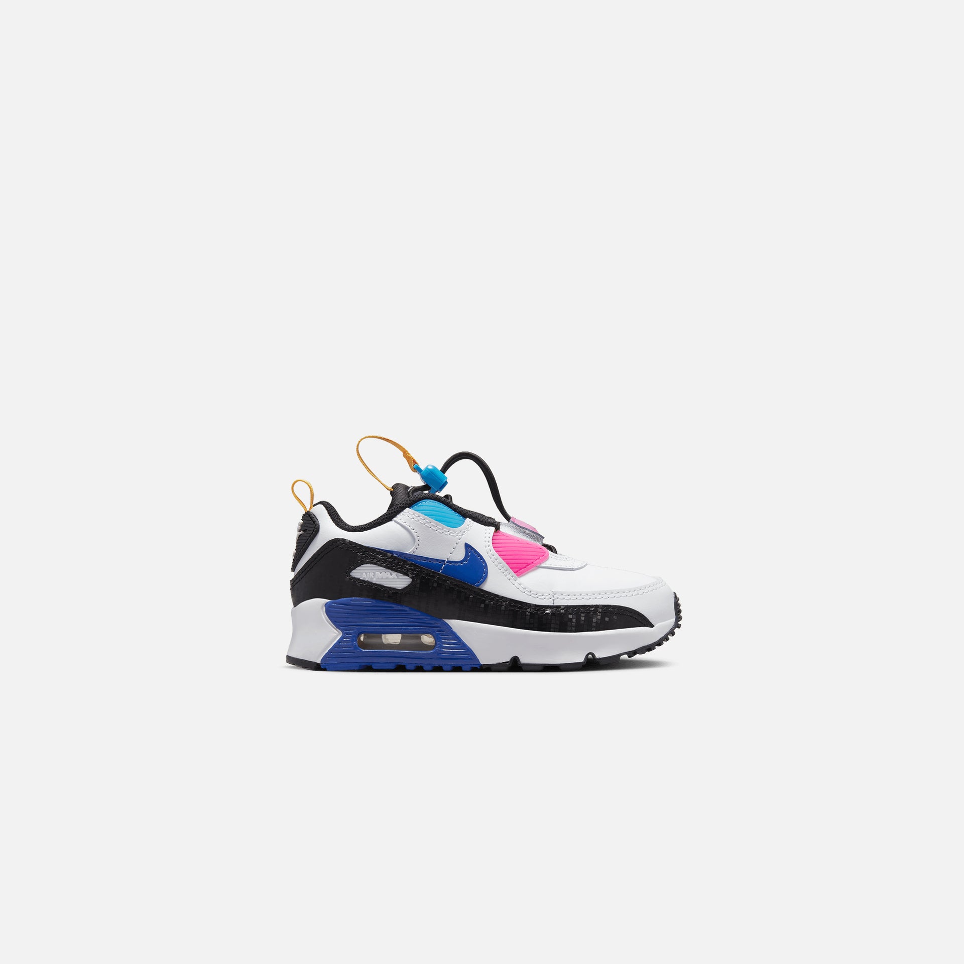 Nike Pre-School Air Max 90 Toggle SE - White / Hyper Royal / Black / Active Fuchsia