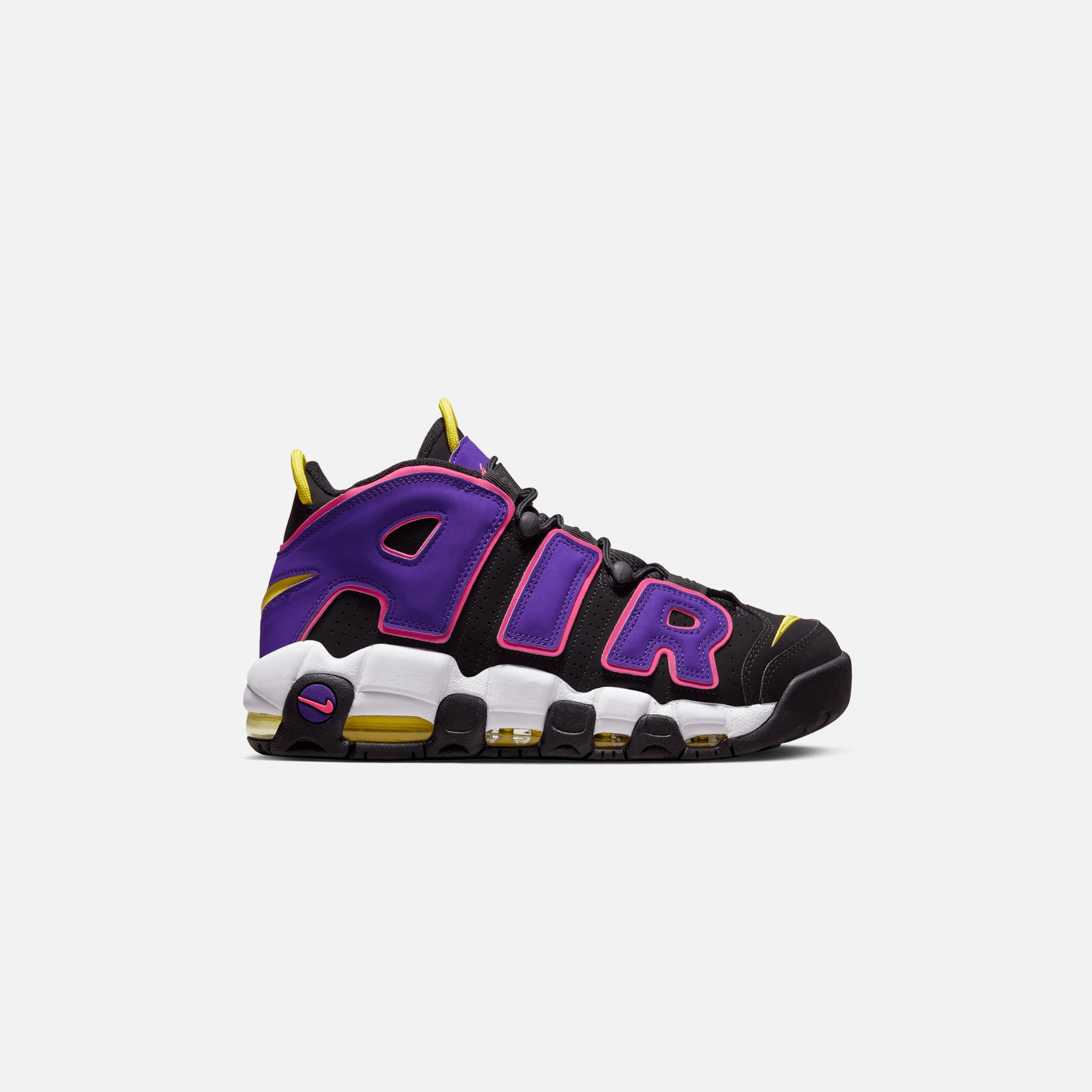 Nike Air More Uptempo `96 - Black / Multi Color / Court Purple