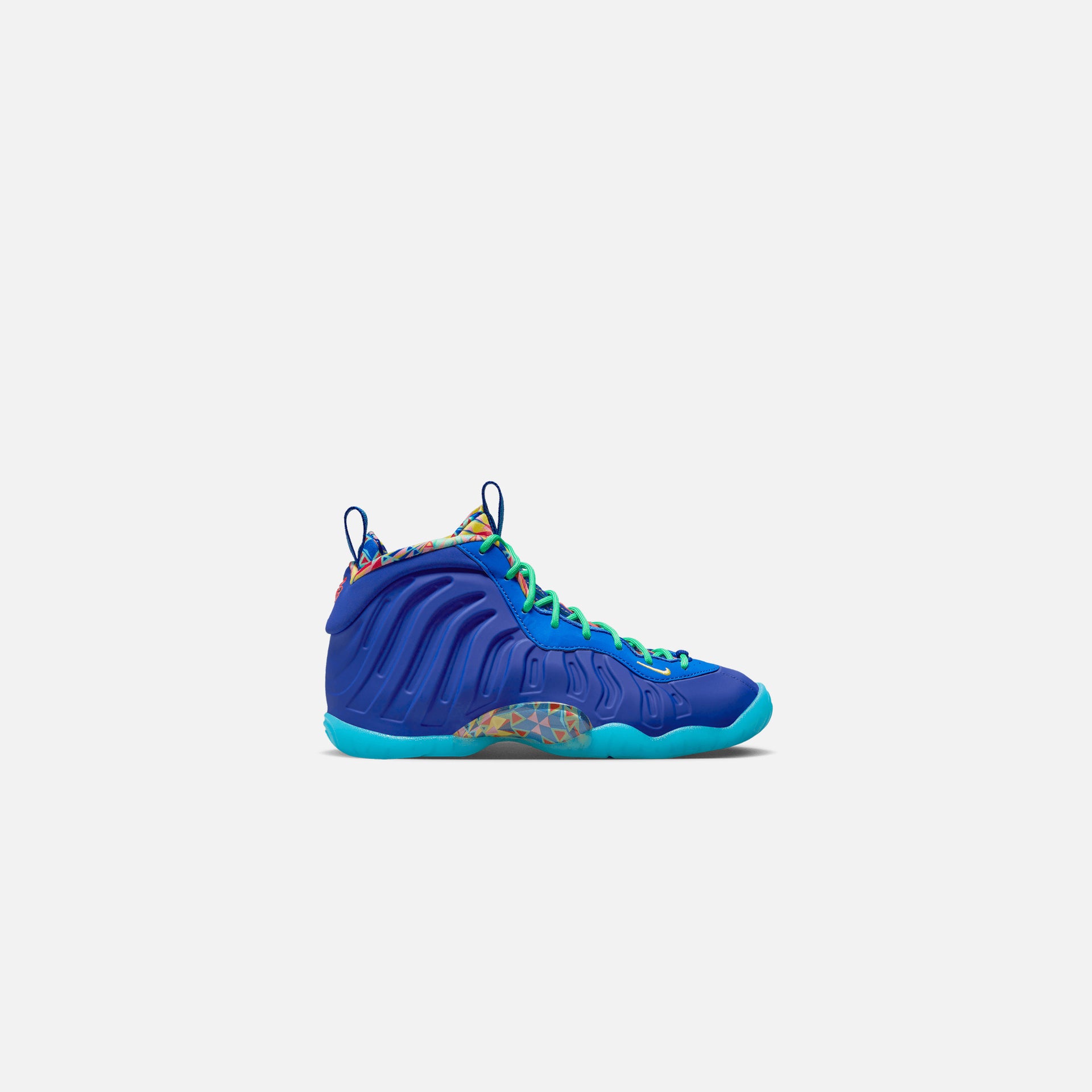 Nike GS Little Posite One ASW - Deep Royal Blue / Opti Yellow / Game Royal / Pink Glow