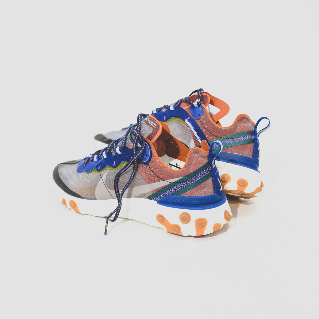 Nike React Element '87 - Dusty Peach Grey / Deep Royal Bl –