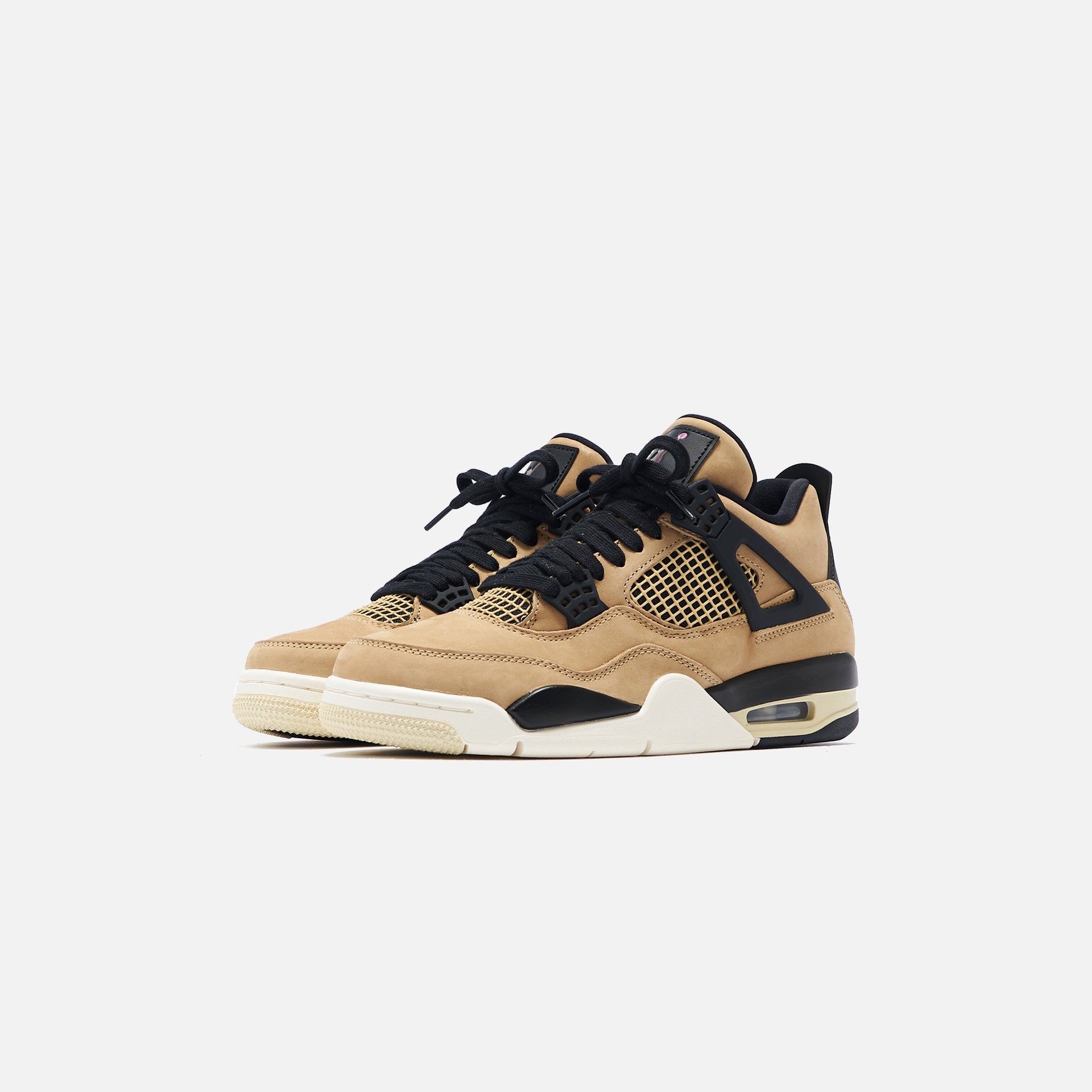 Nike WMNS Air Jordan 4 Retro - Mushroom / Black / Fossil / Pale Ivory