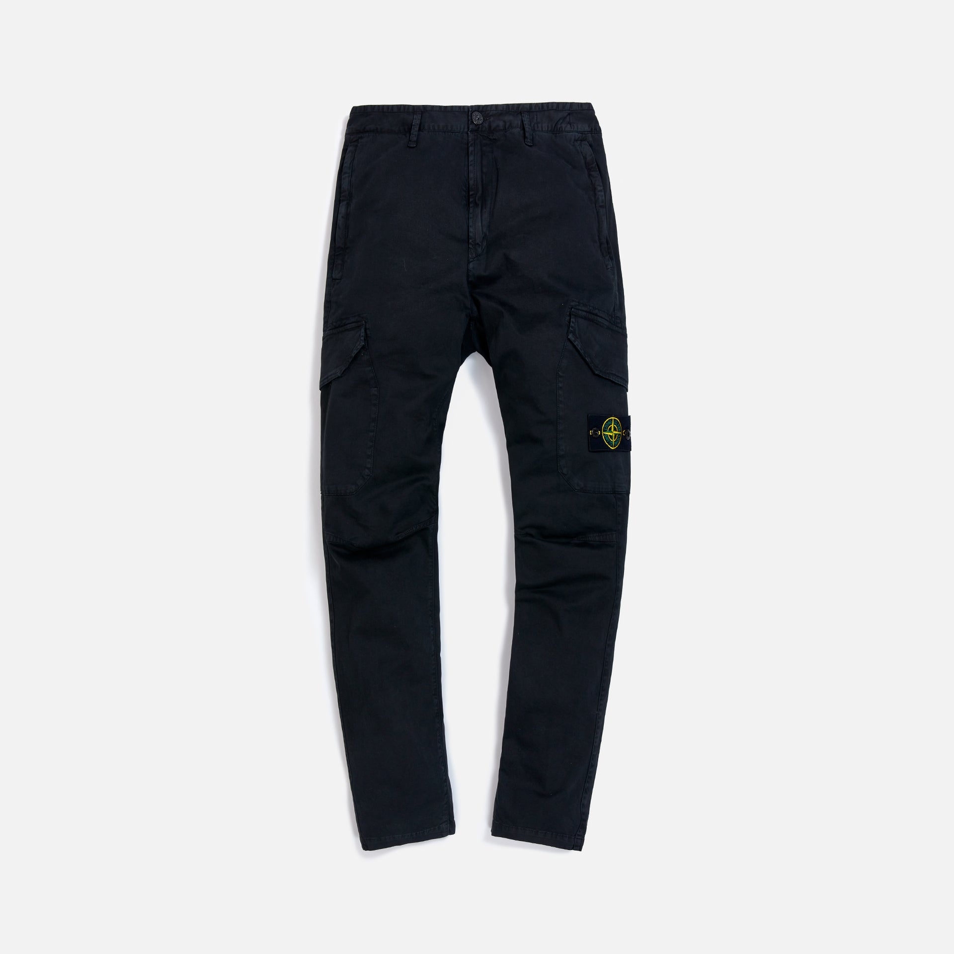 Stone Island Garment Dyed Broken Twill Pant -Black