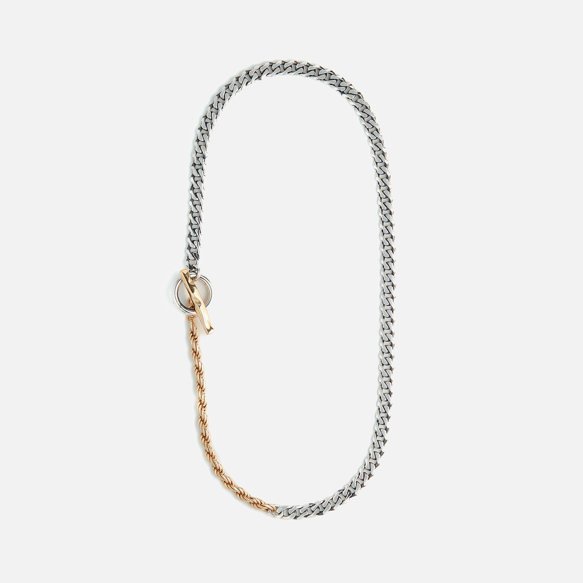 Emanuele Bicocchi Edge Chain + Rope Chain - 24k Gold Plated Silver