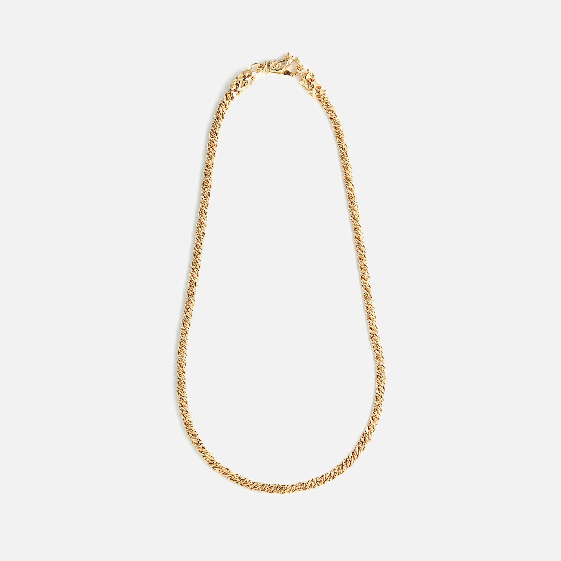 Emanuele Bicocchi Torsion Necklace - 24k Gold Plated Silver