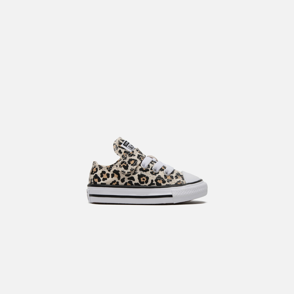Converse Toddler Taylor All Star 1V Leopard Print Ox - Black / D – Kith