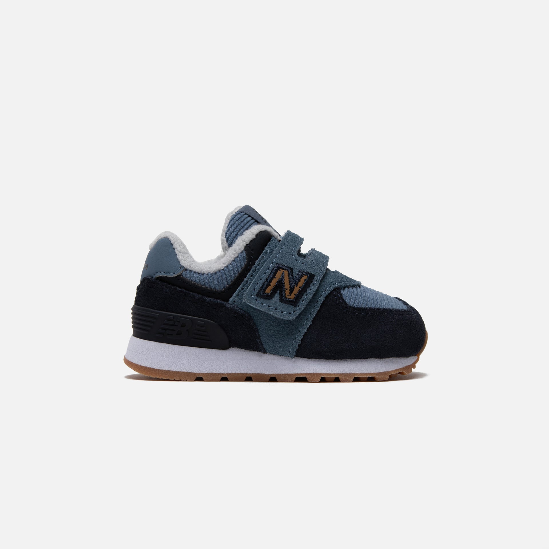 New Balance Toddler 574 Classic Hook and Loop - Chambray / Eclipse