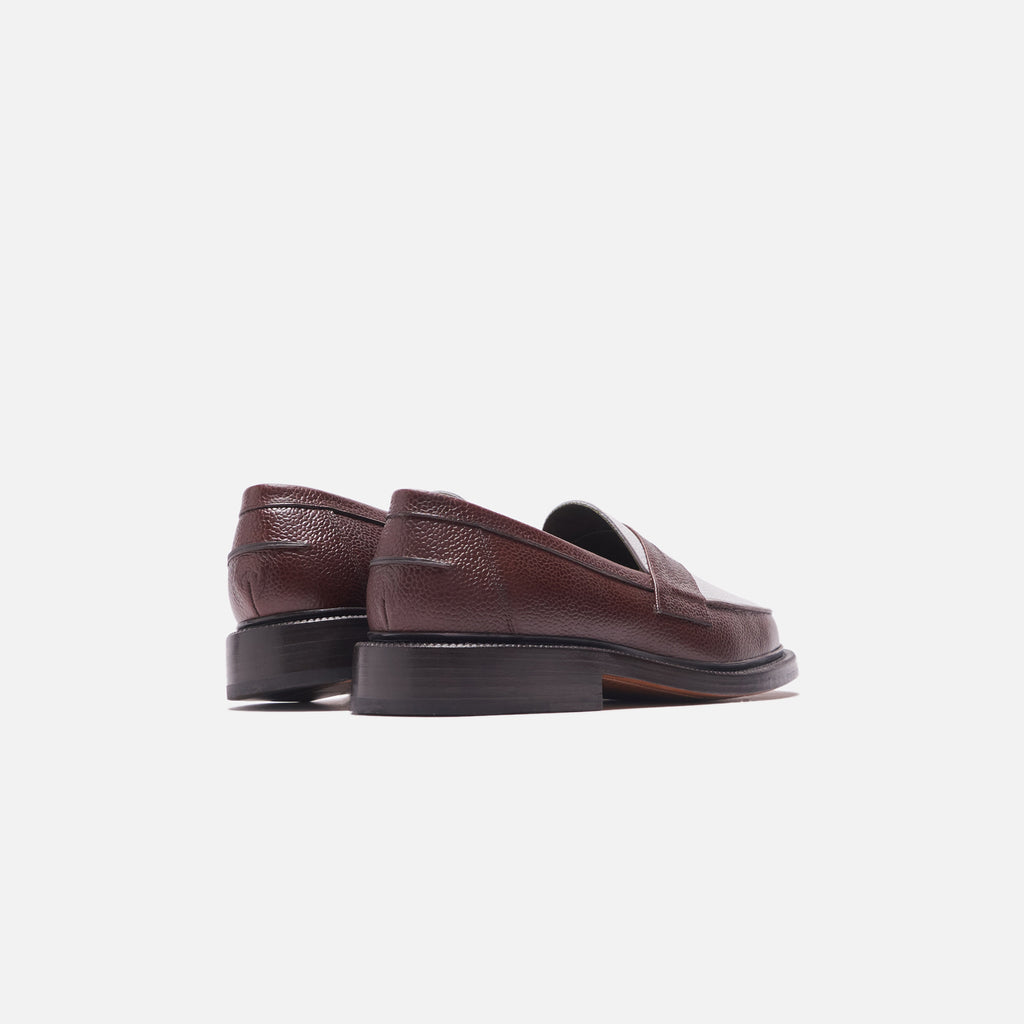 Blackstock & Weber The Ellis Penny Loafer - Chocolate / White – Kith