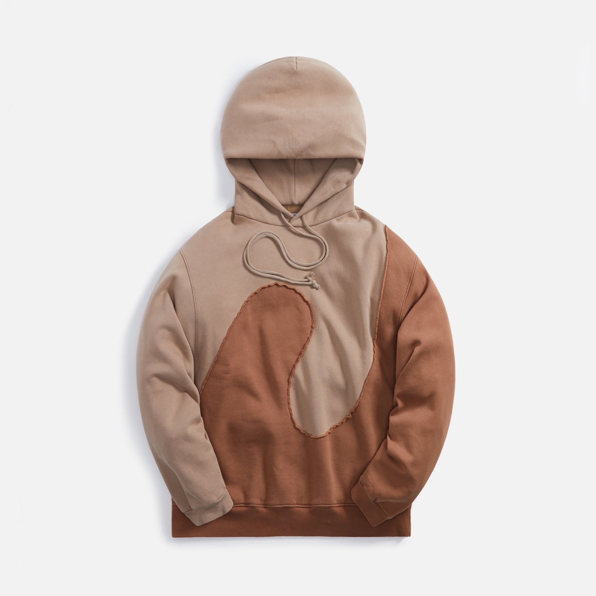 ERL Unisex Wave Hoodie Knit Washed - Brown