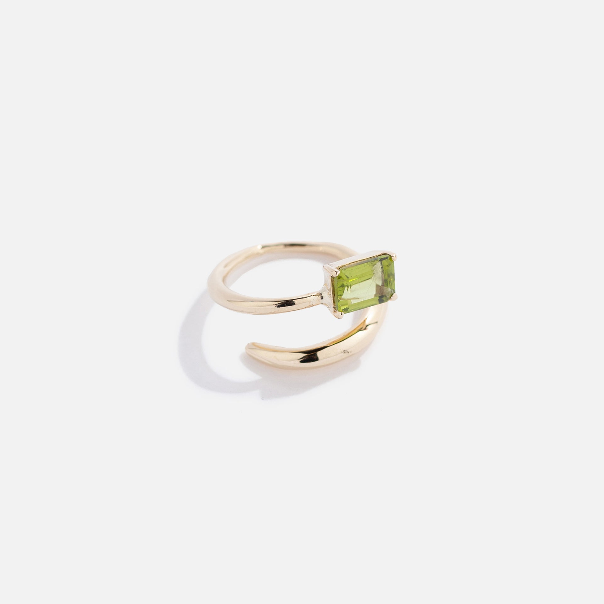 Faris Gem Ring Gold - Plated Bronze