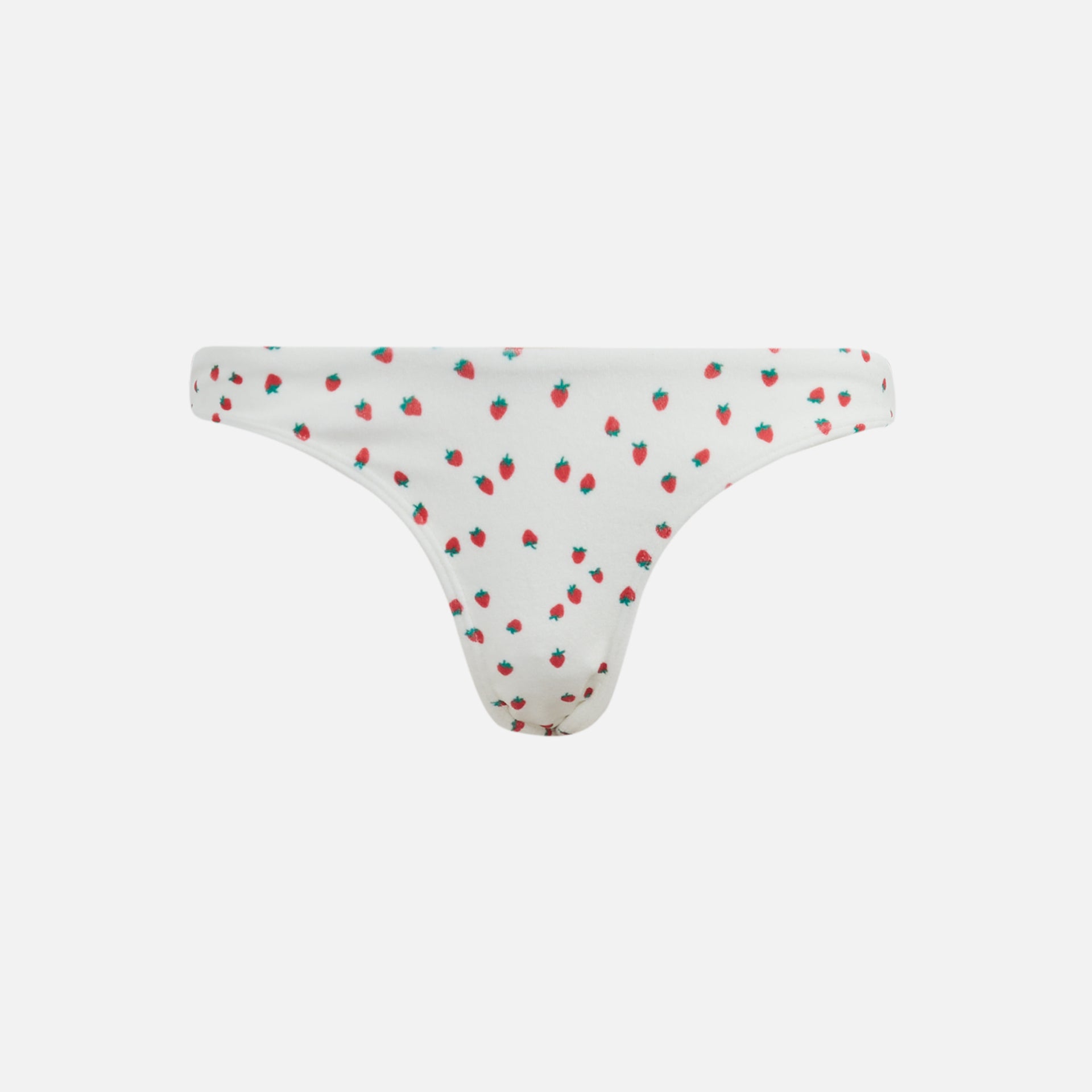 Frankies Bikinis Katarina Terry Bottom - Strawberry Cream