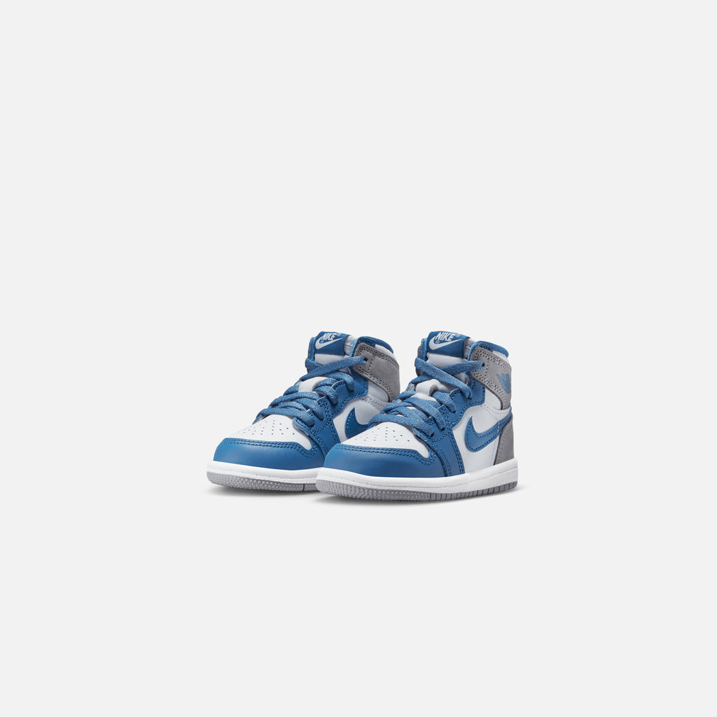 Nike Toddler Jordan 1 Retro High OG - True Blue / White / Cement