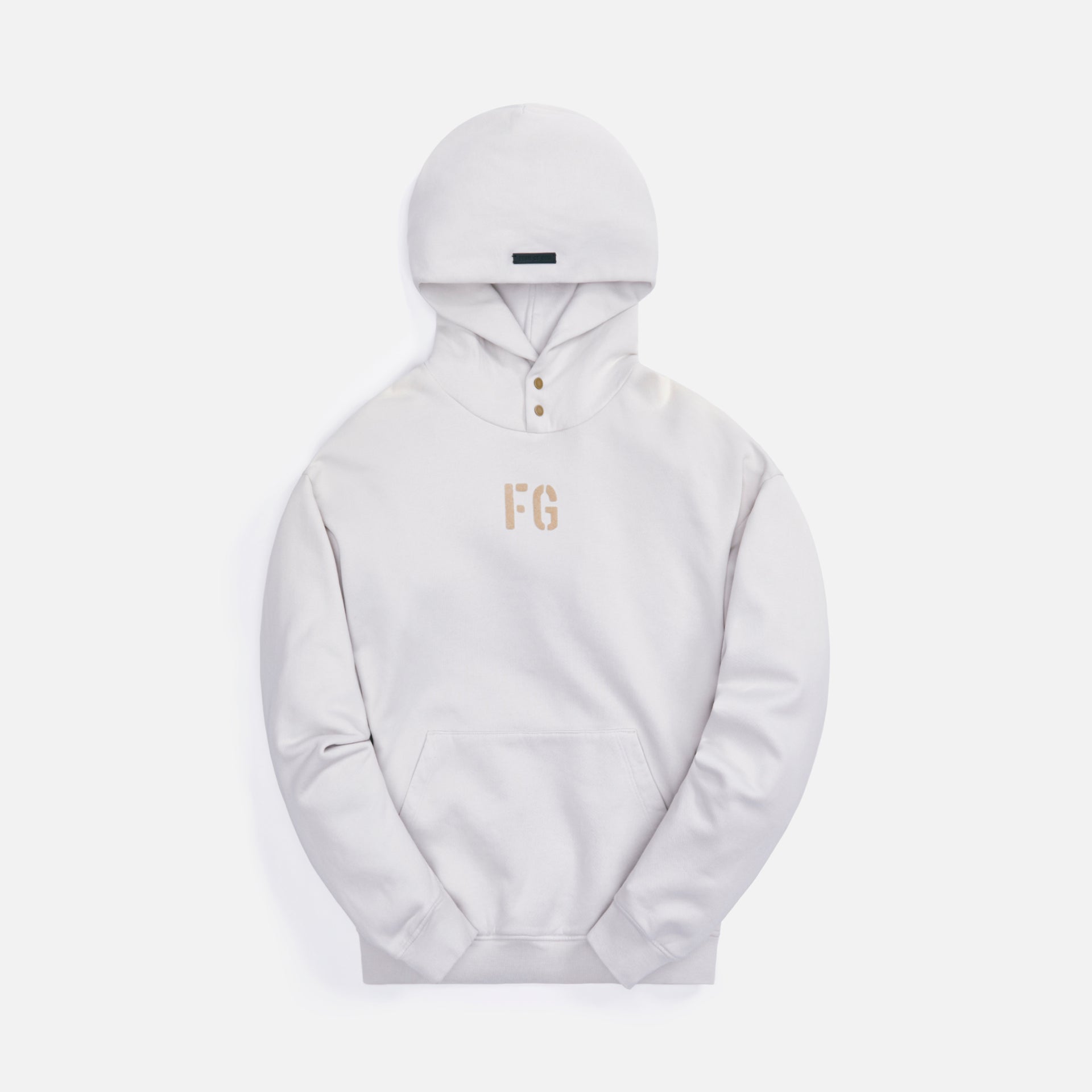 Fear of God "FG" Hoodie - Vintage Concrete White
