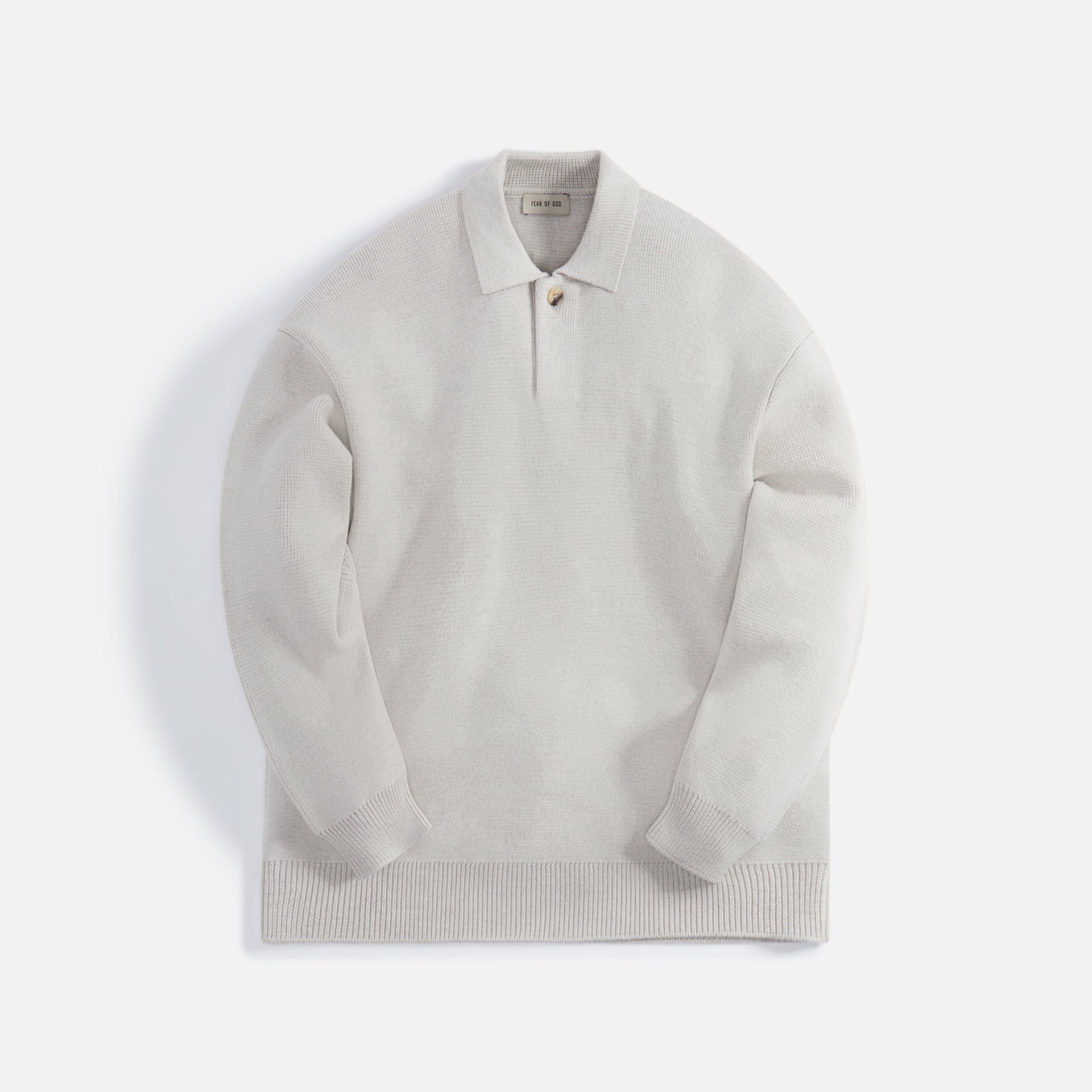 Fear of God Eternal Merino Polo - Cement Heather