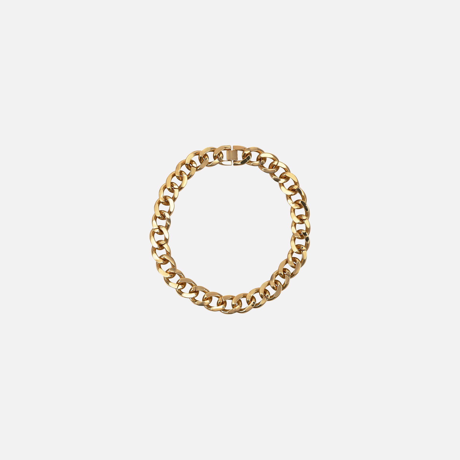 Fallon Armure Extra Large Curb Collar - Gold