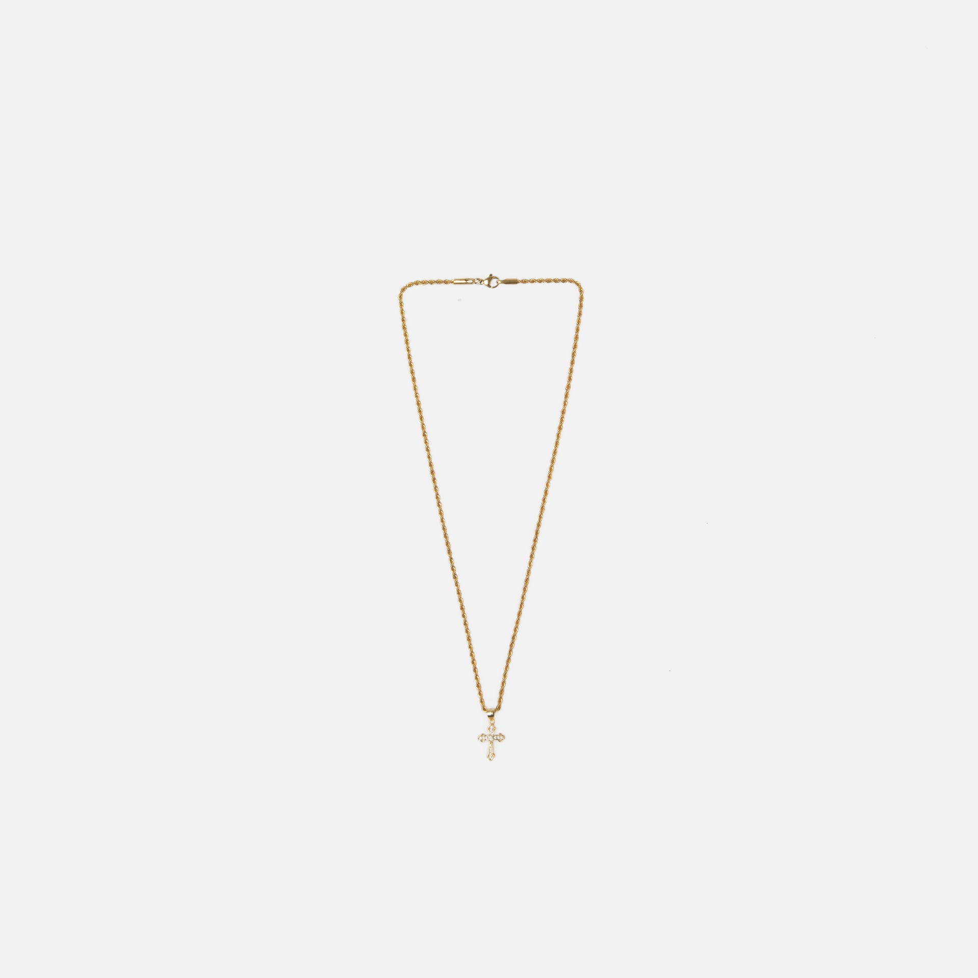 Fallon Cross Chain Necklace
