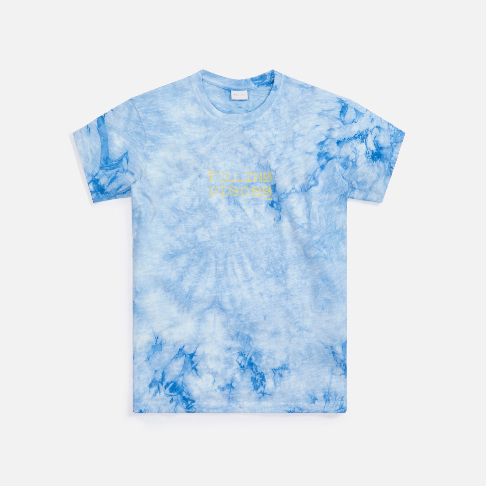 Filling Pieces Studio Tee Tie Dye Colours - Blue