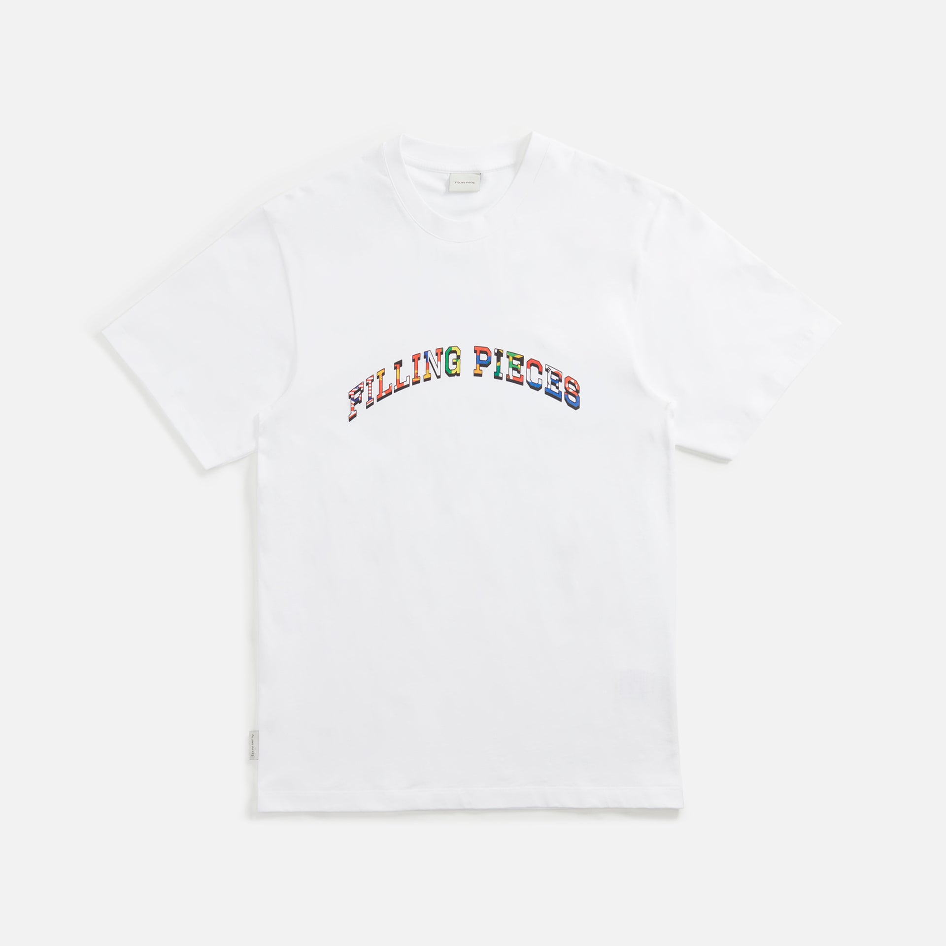Filling Pieces Flag Tee - White
