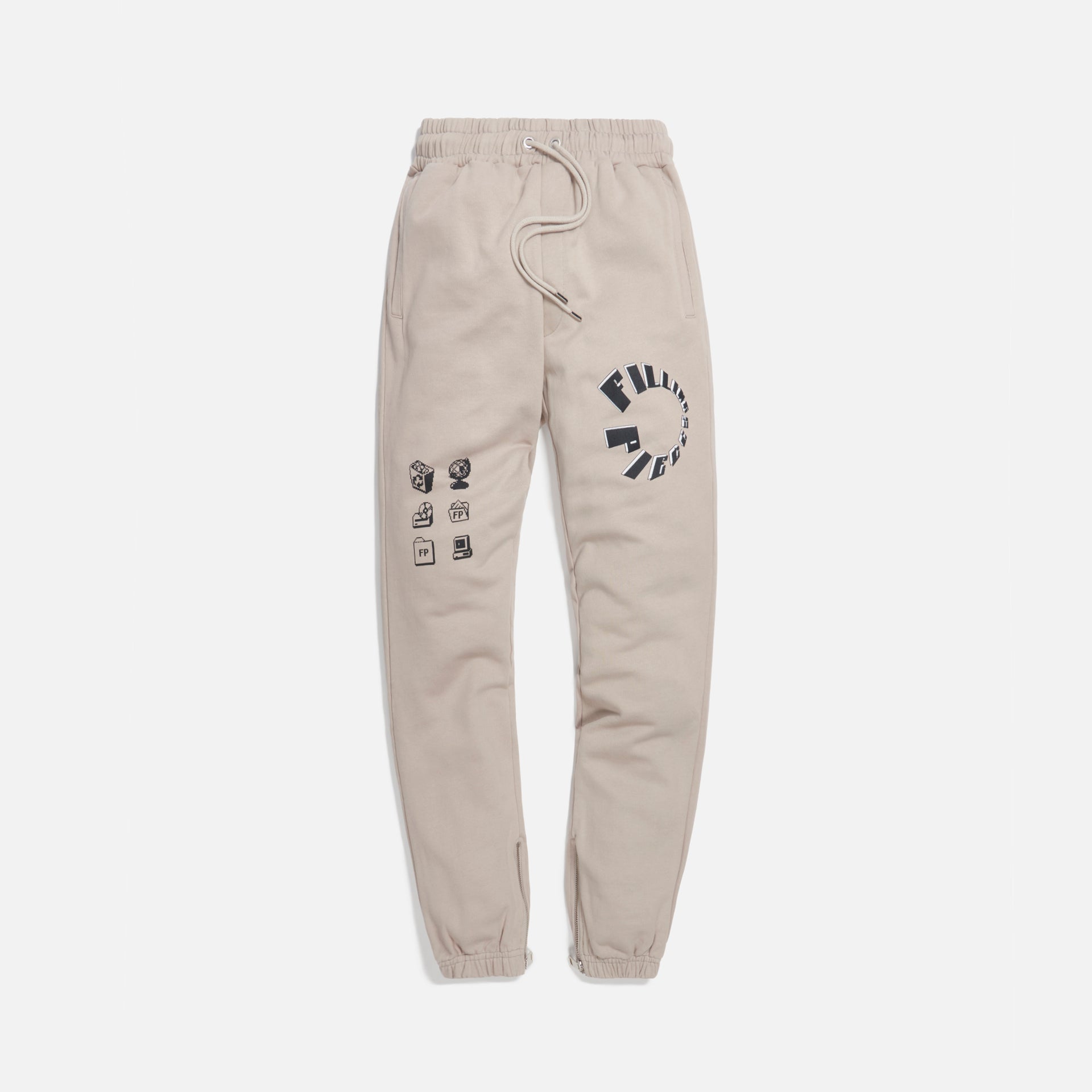 Filling Pieces Graphic Sweatpants FP Circle - Grey