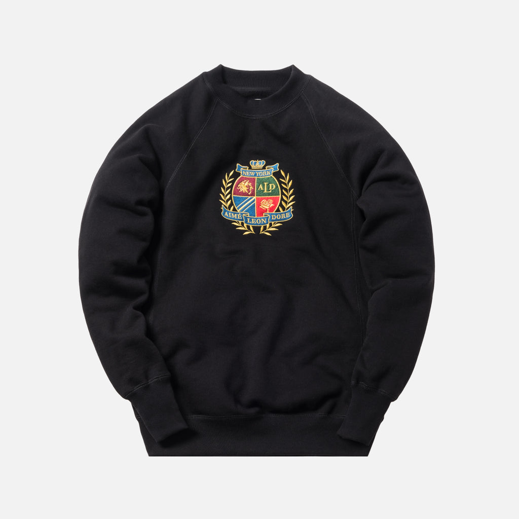 Aimé Leon Dore ALD Crest Crewneck - Black – Kith