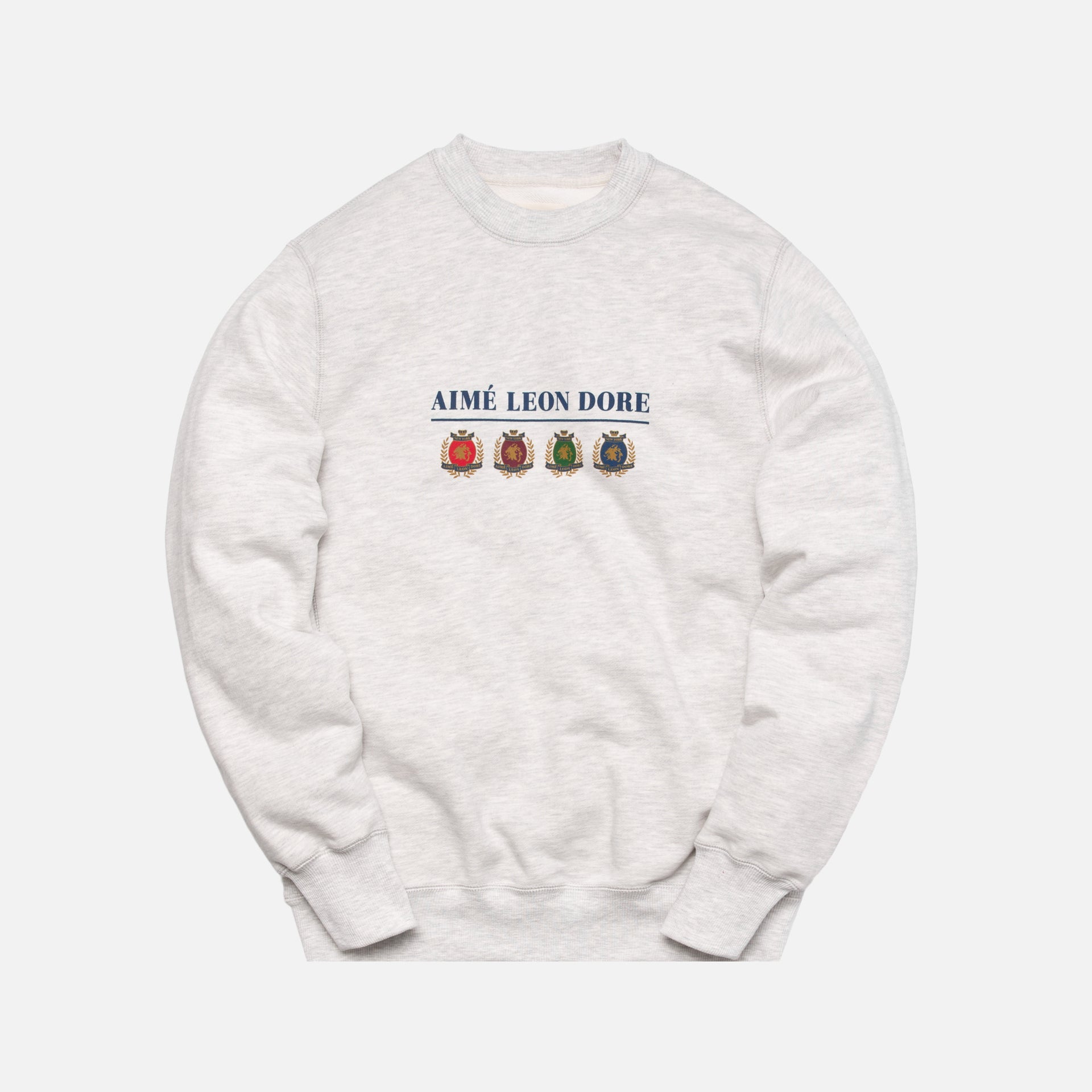 Aimé Leon Dore ALD Crest & Logo Crewneck - Grey