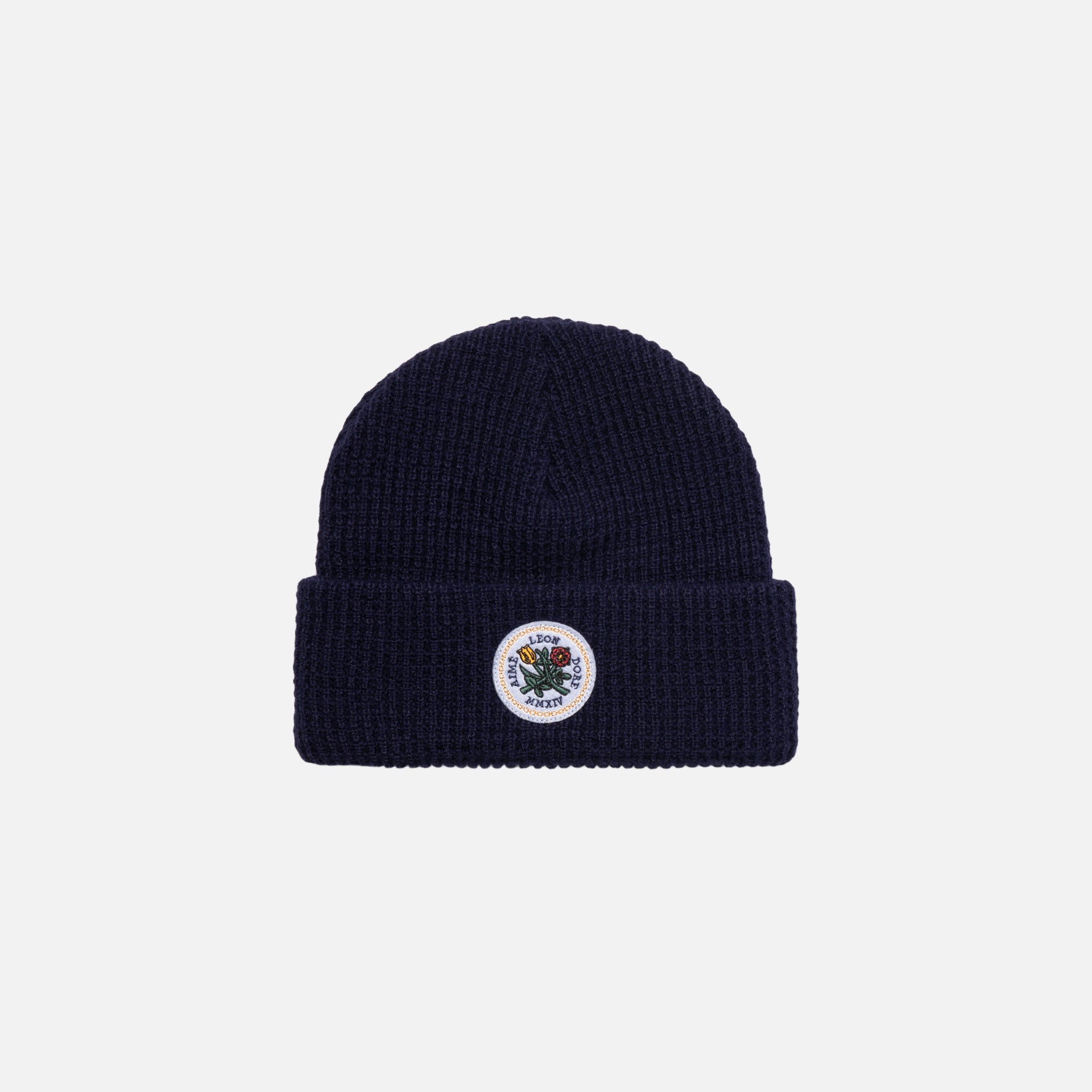 Aimé Leon Dore Waffle Stitch Beanie - Navy