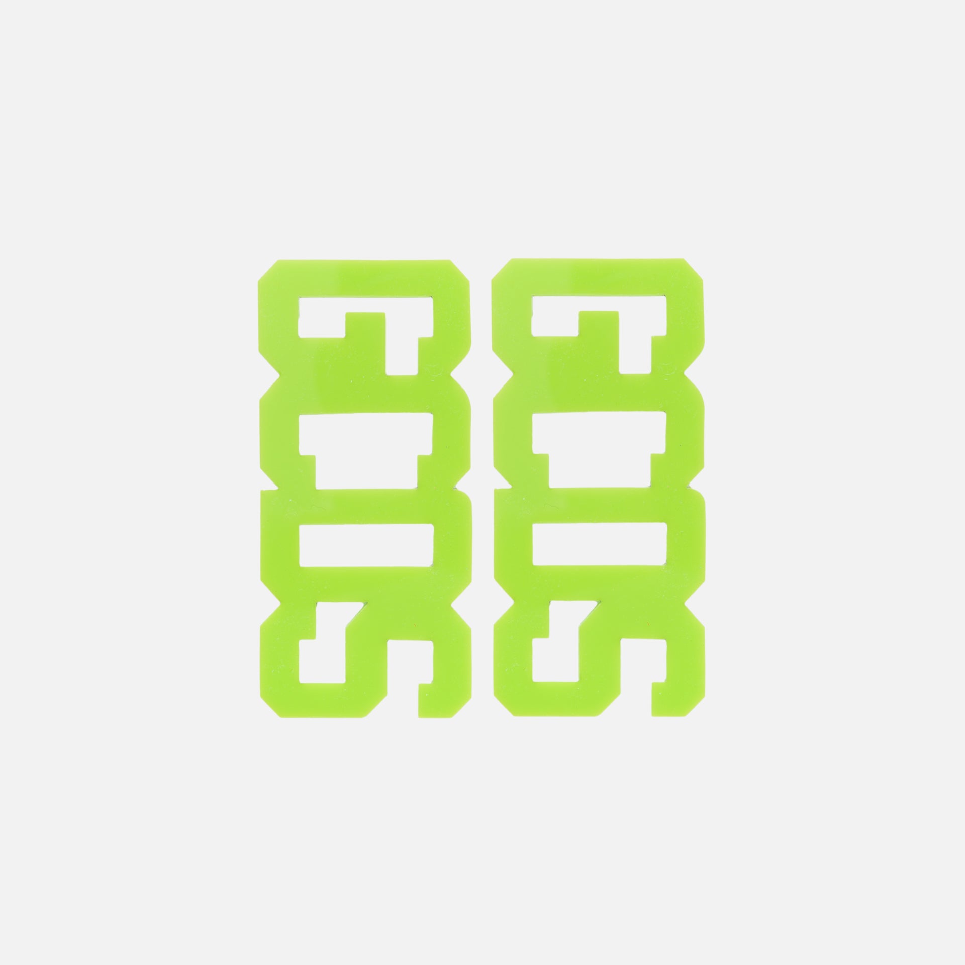 GCDS Lucite GCDS Earrings - Green