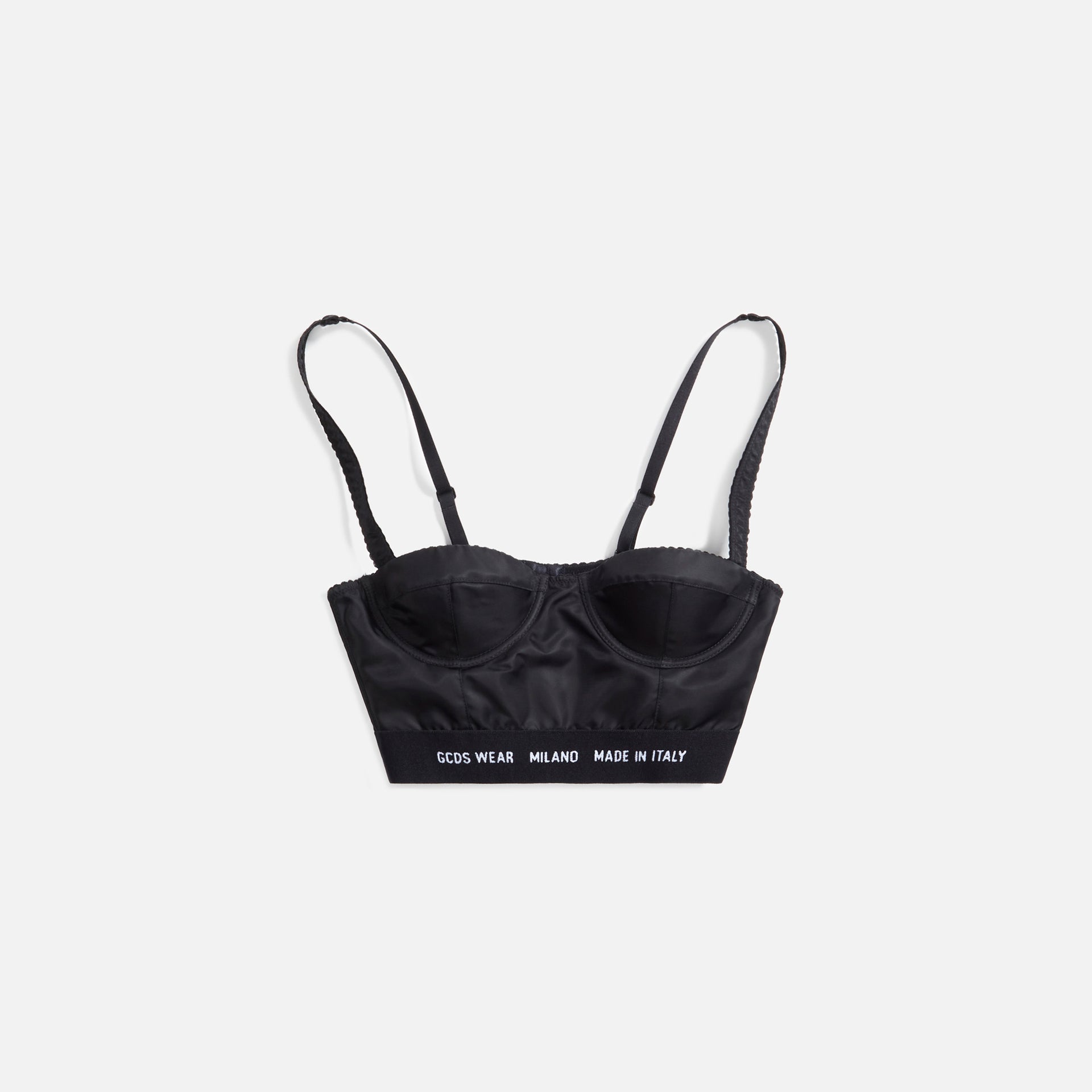 GCDS Top Bra - Black