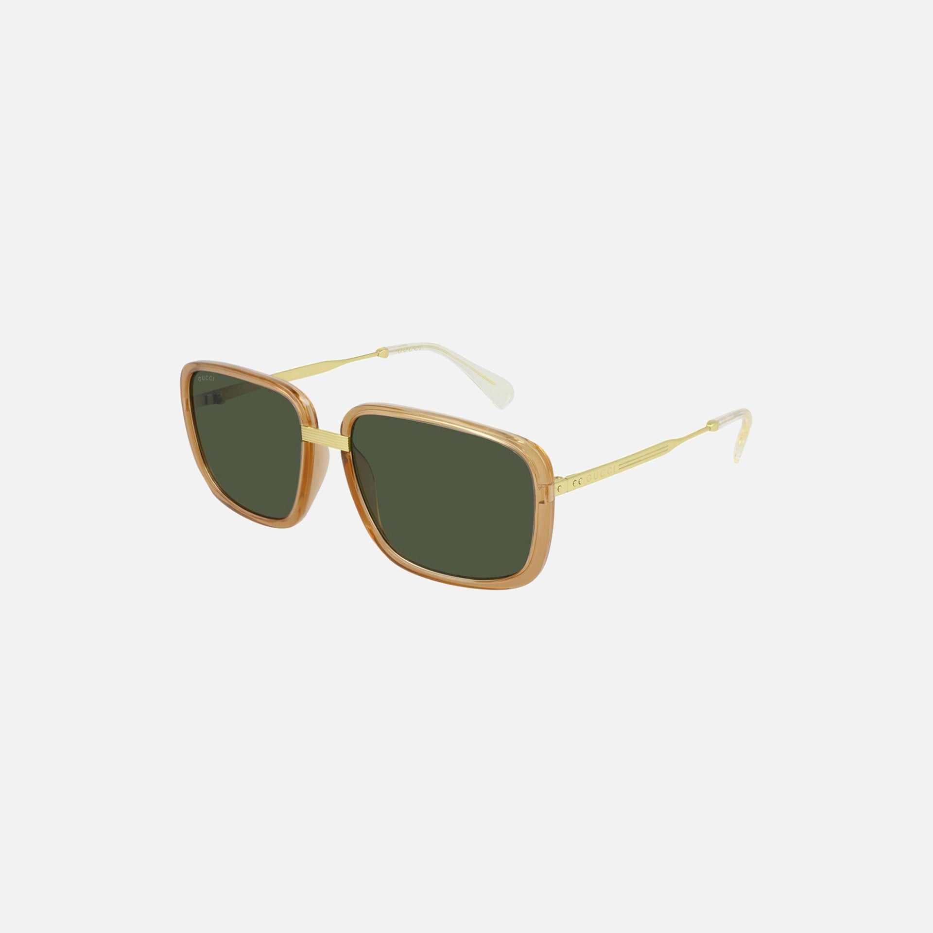 Gucci Eyewear Wire Frame Clear - Orange Rim