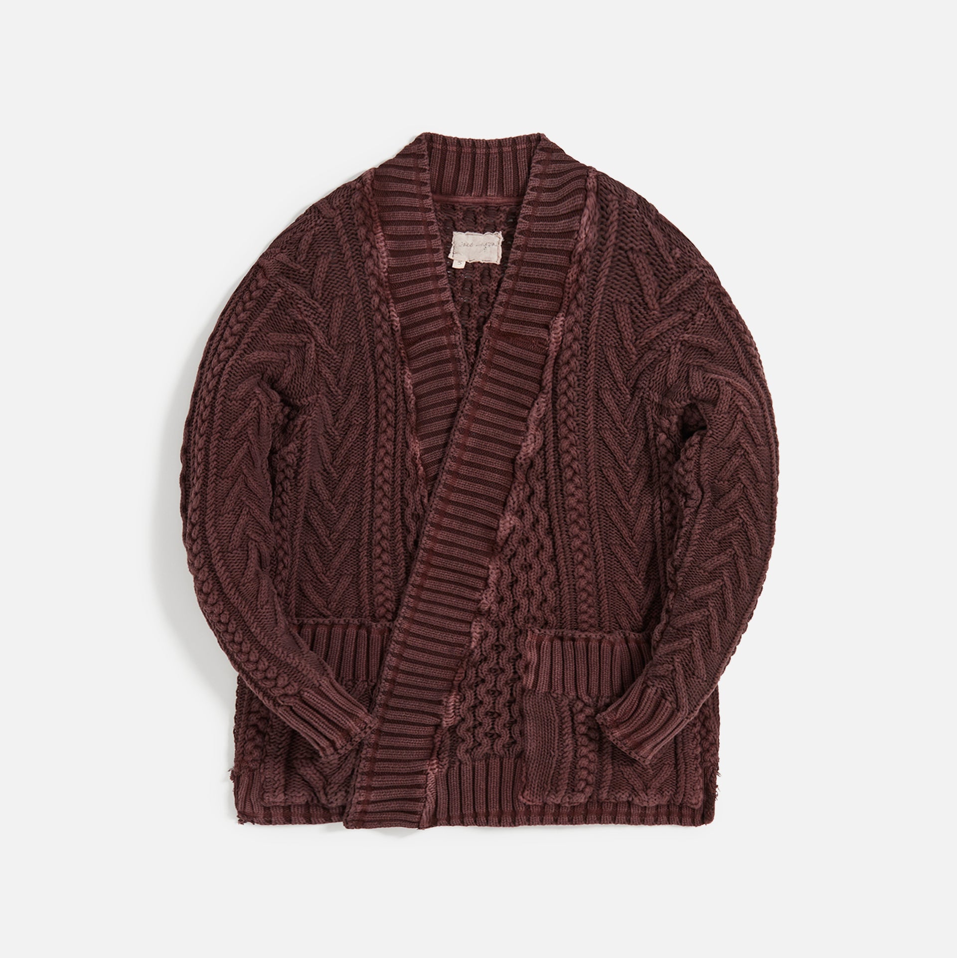 Greg Lauren Fisherman GL1 Cardigan - Cocoa