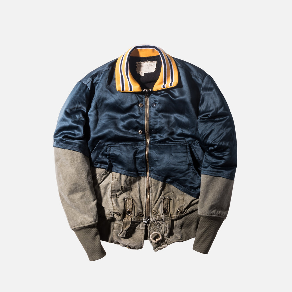 Greg Lauren 50/50 Sports / Army Flight Jacket - Navy