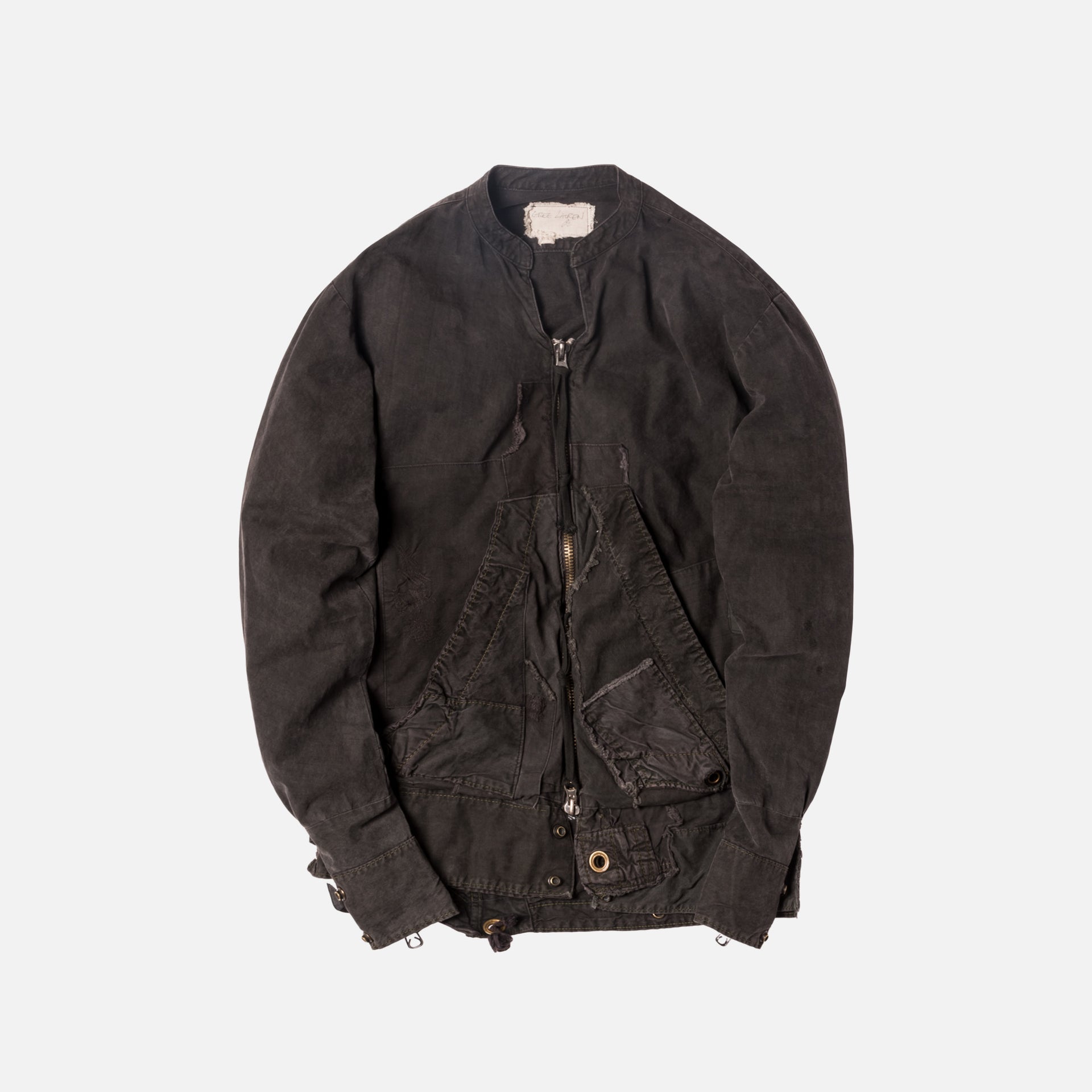 Greg Lauren Patchwork Tent Studio Jacket - Charcoal