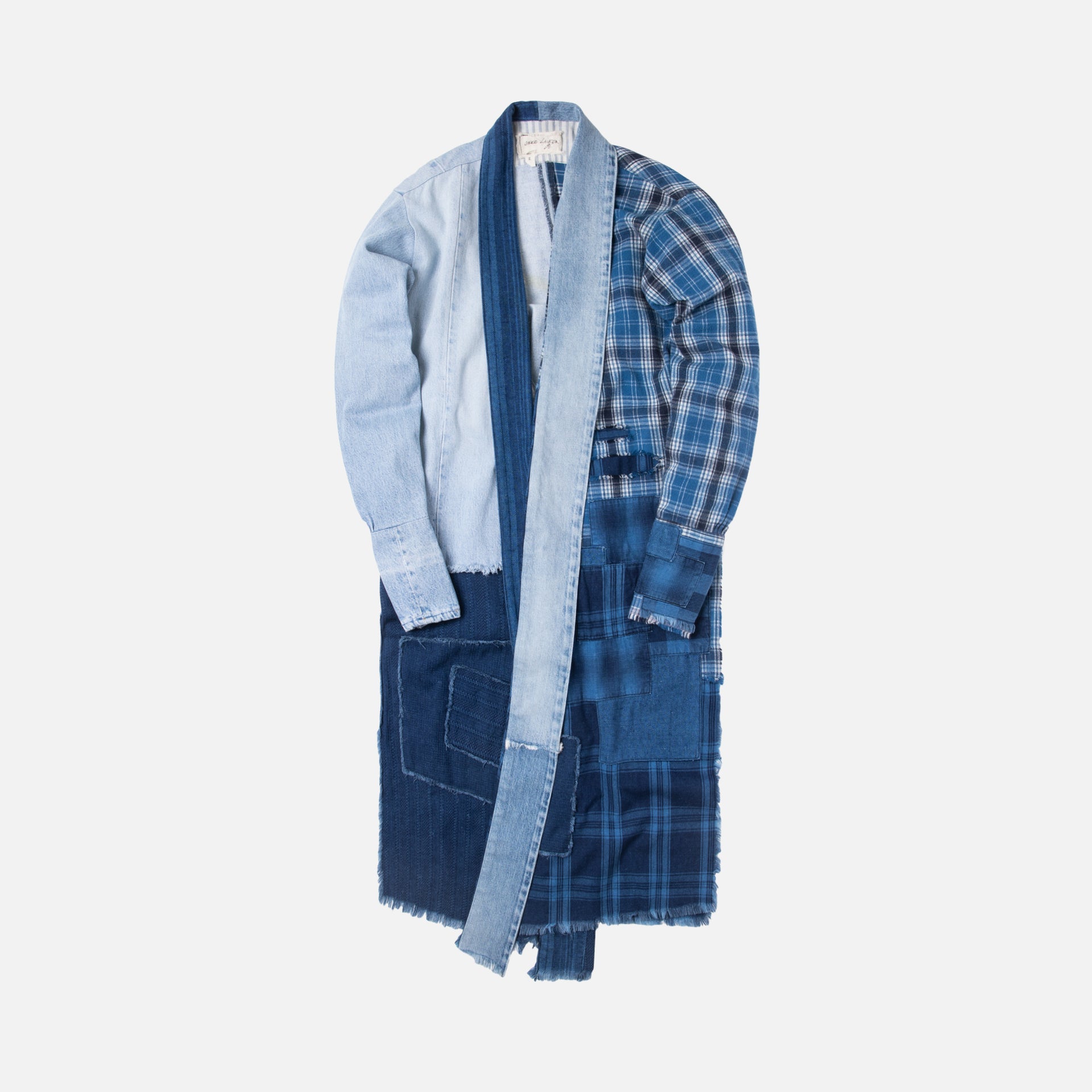 Greg Lauren Denim Patchwork GL1 Robe - Indigo
