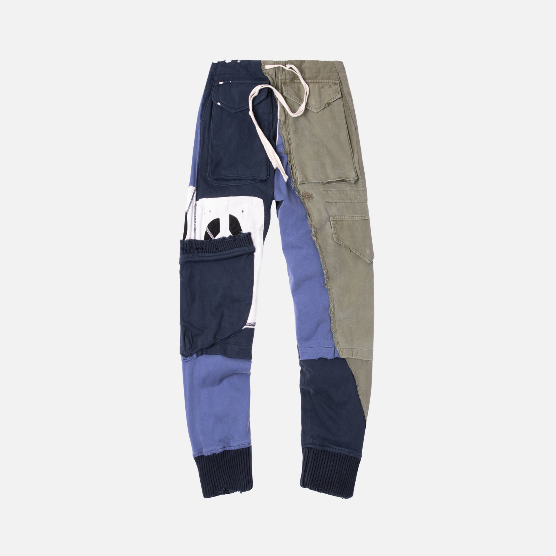 Greg Lauren Deconstructed Rugby Pant - Navy / Olive