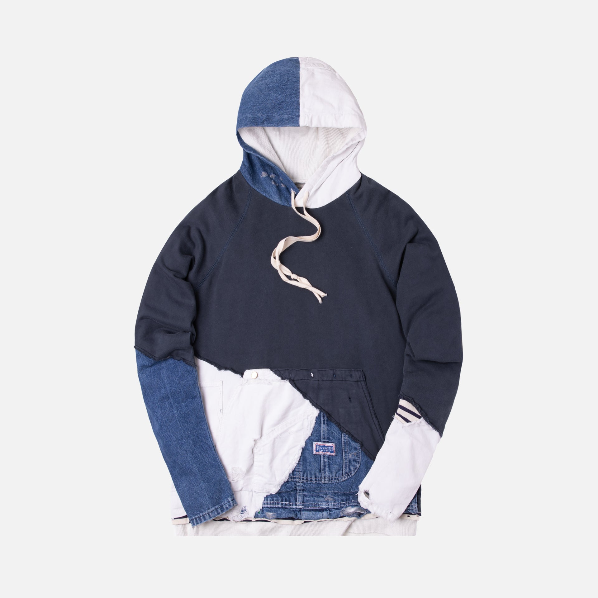 Greg Lauren 50/50 Painter Hoodie - Navy