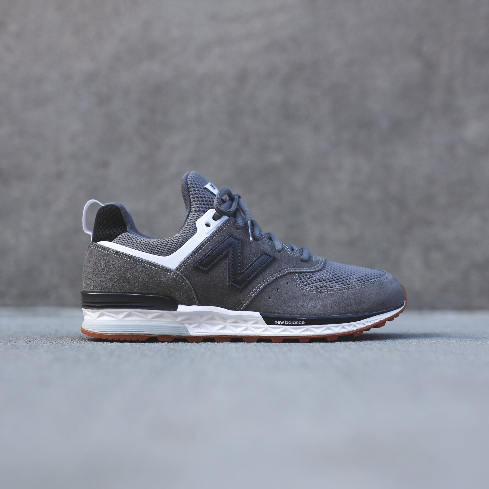 New Balance Kids GS574SG - Gunmetal / Steel