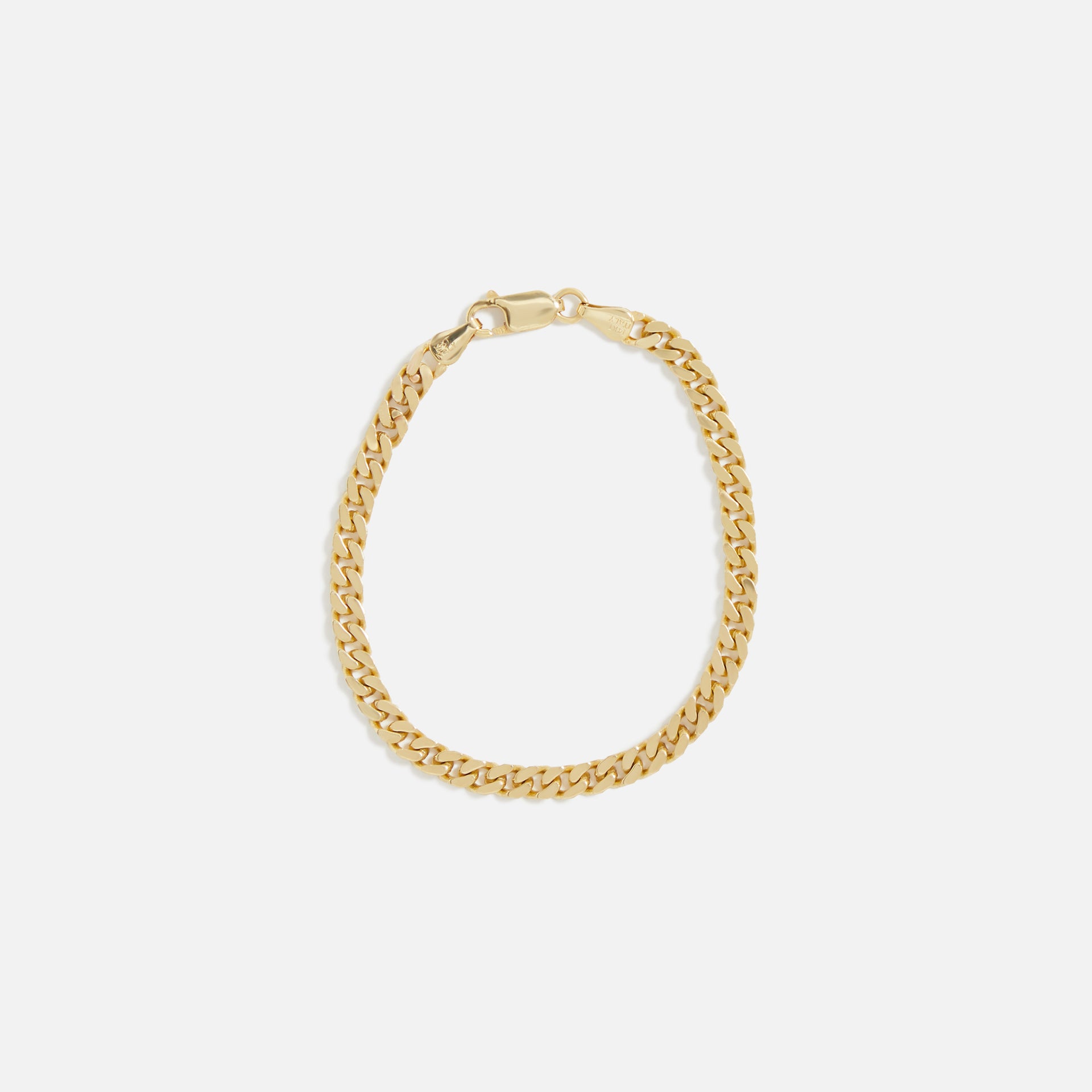 Her Children Cuban Link Bracelet - Yellow Gold