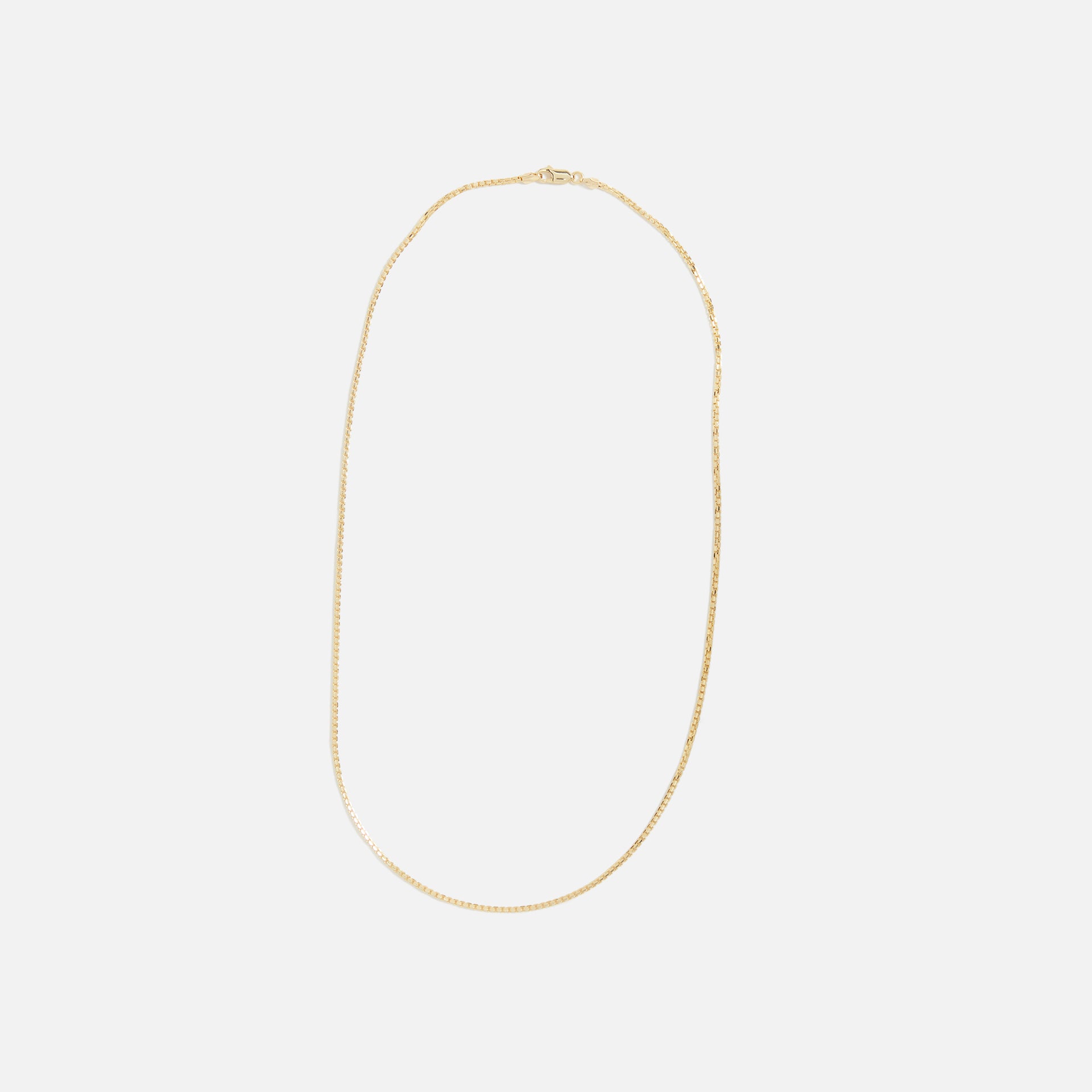 Her Children Knife Edge Box Chain - Yellow Gold