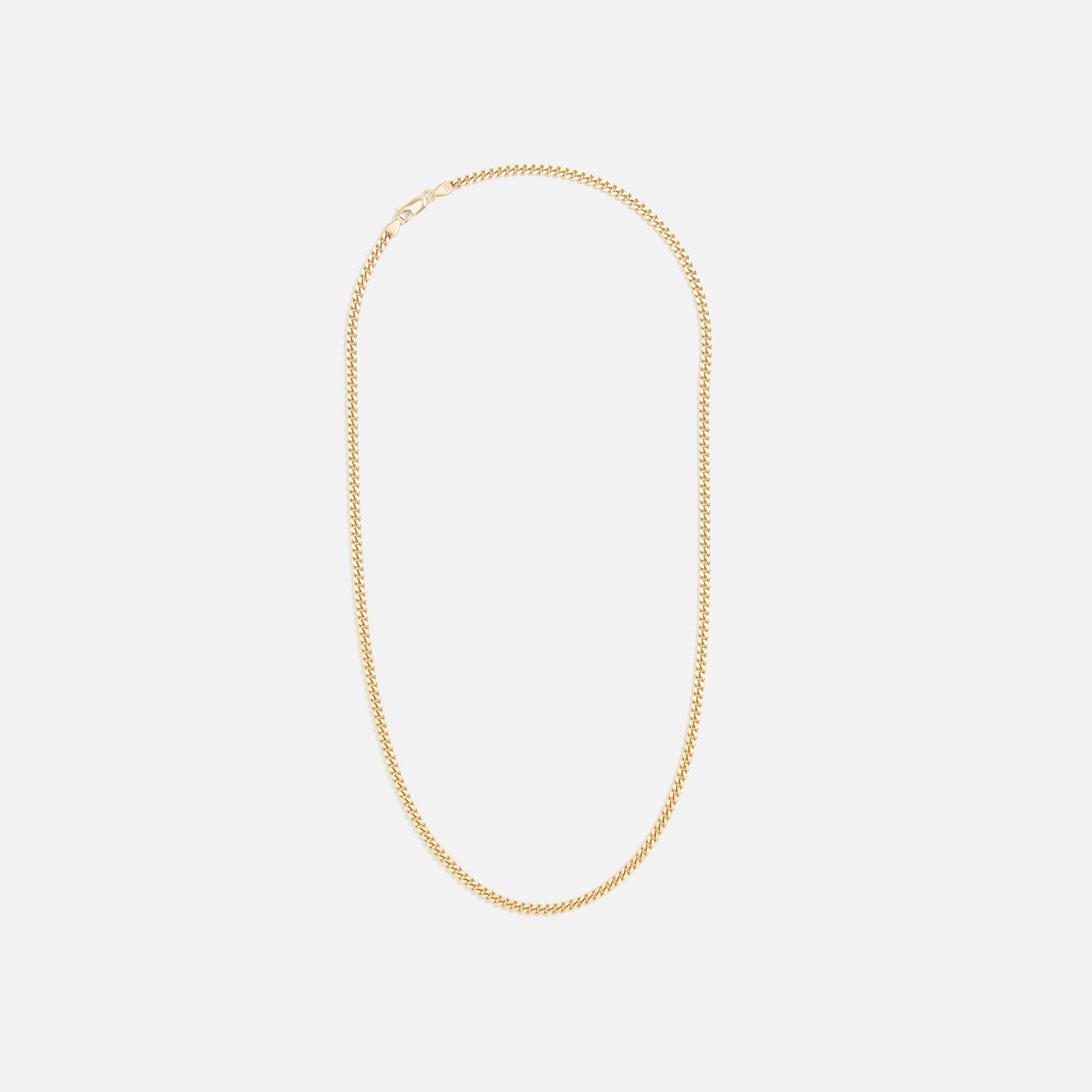 Her Children Curb Chain - Yellow Gold