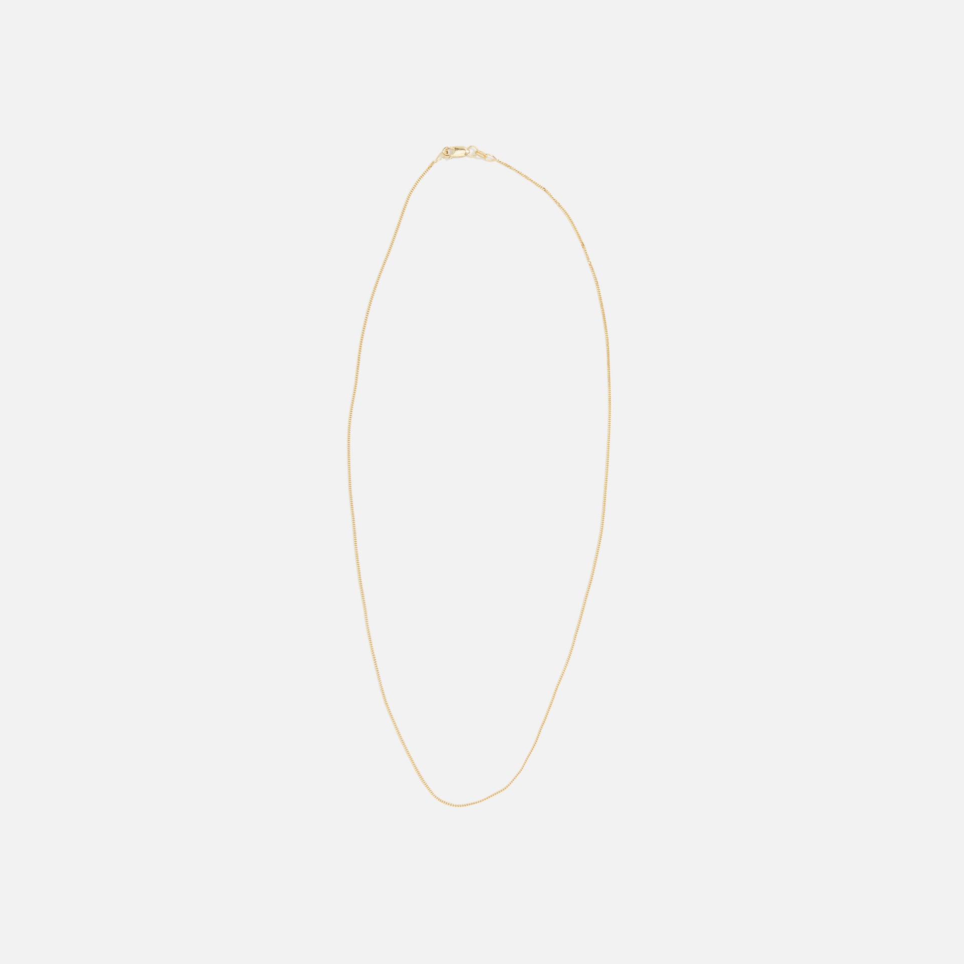 Her Children Lightweight Curb Link Chain - Yellow Gold