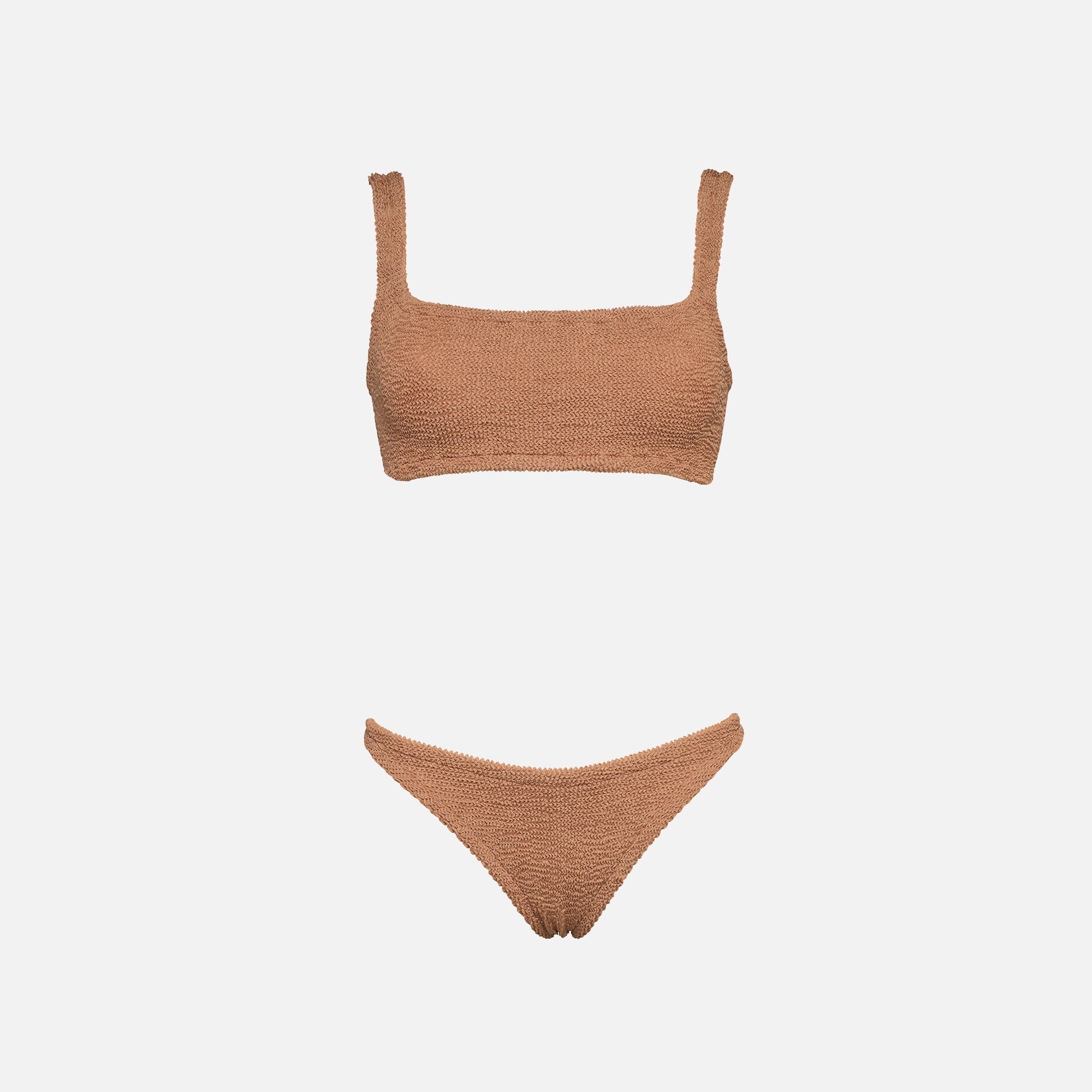 Hunza G Xandra Bikini - Metallic Cocoa