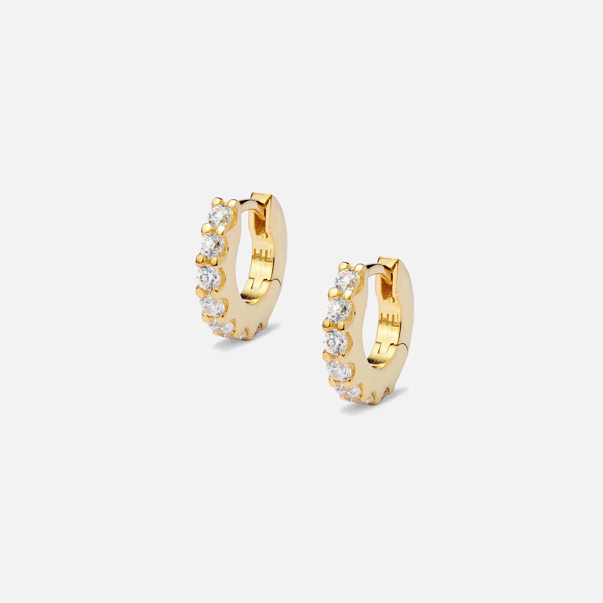 Hatton Labs Eternity Hoop Earrings - Gold