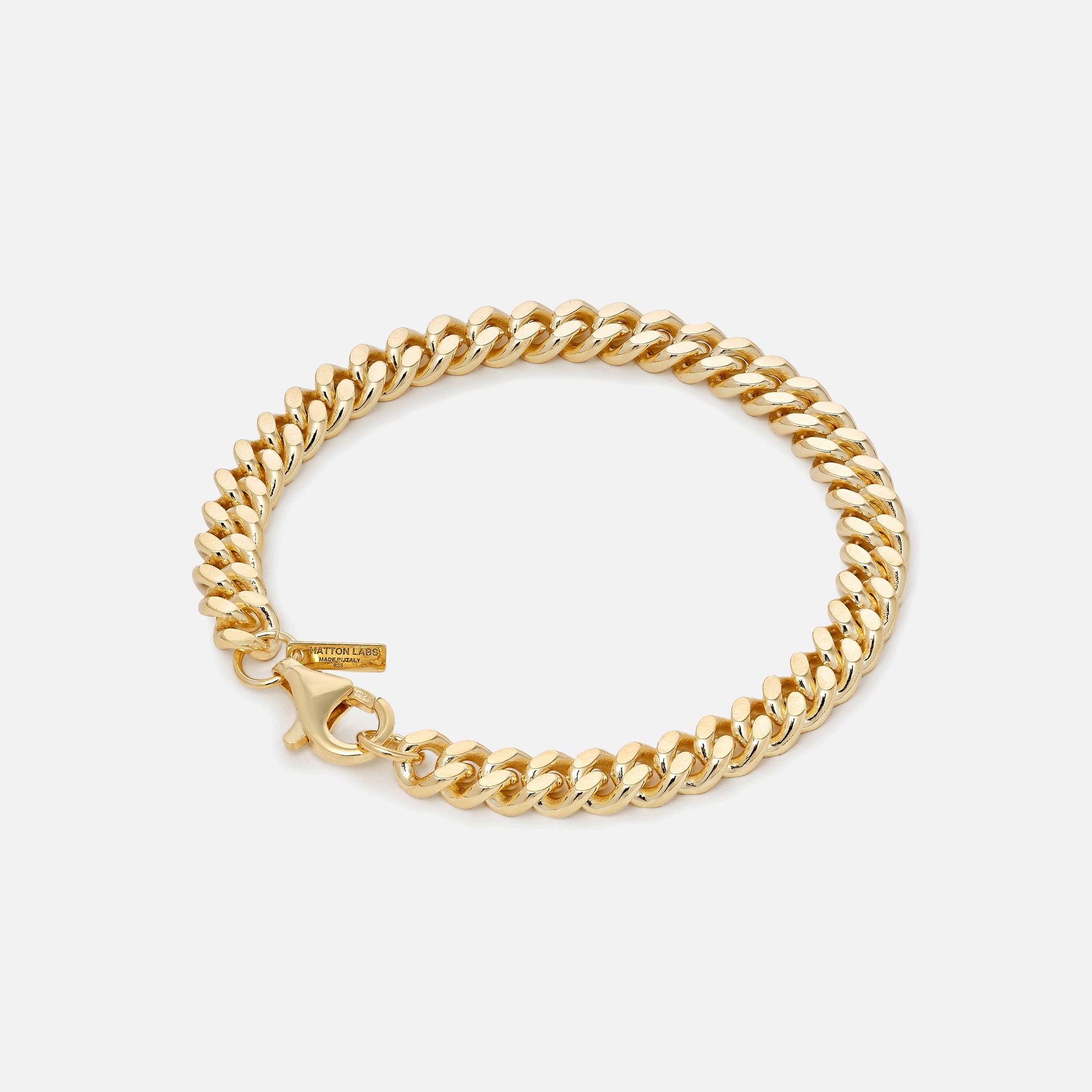 Hatton Labs Cuban Bracelet 8" - Gold