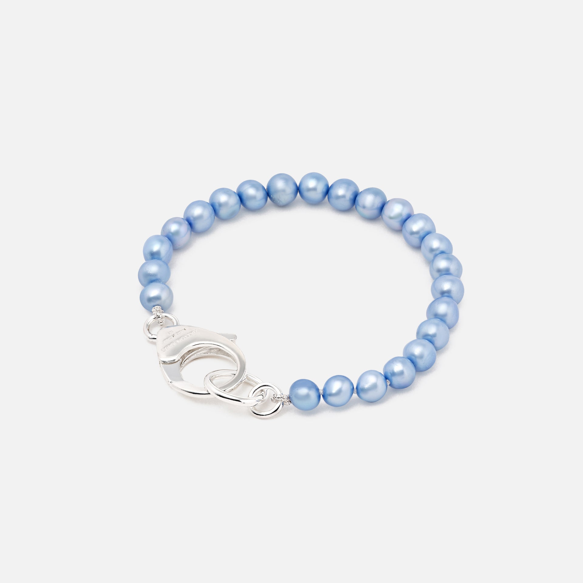 Hatton Labs Pearl Lobster Bracelet 8" - Blue