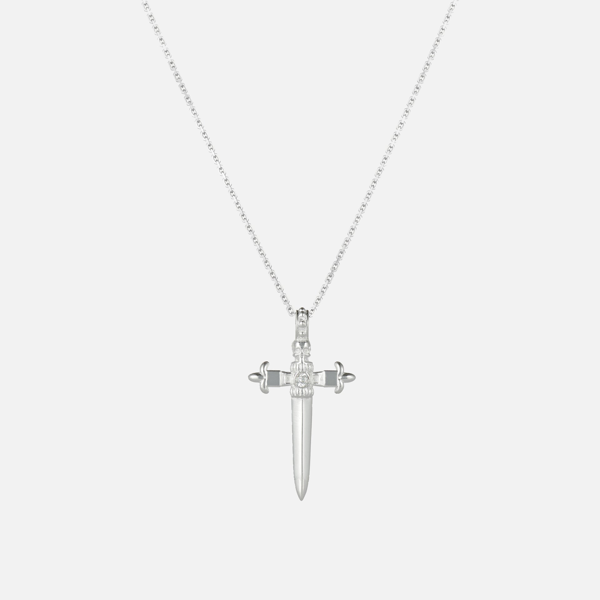 Hatton Labs Dagger Pendant Necklace - Silver